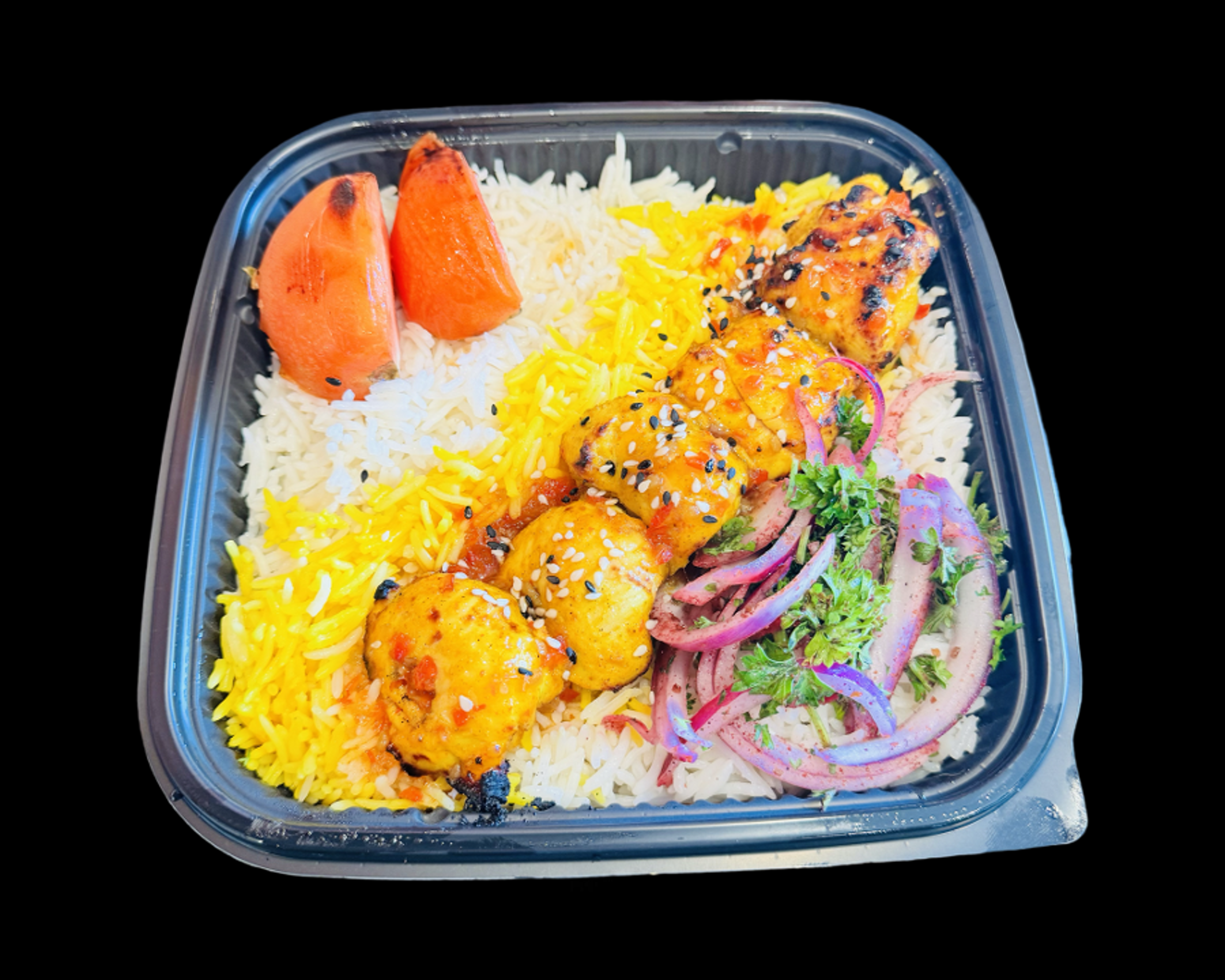 SPICY CHICKEN KABOB.