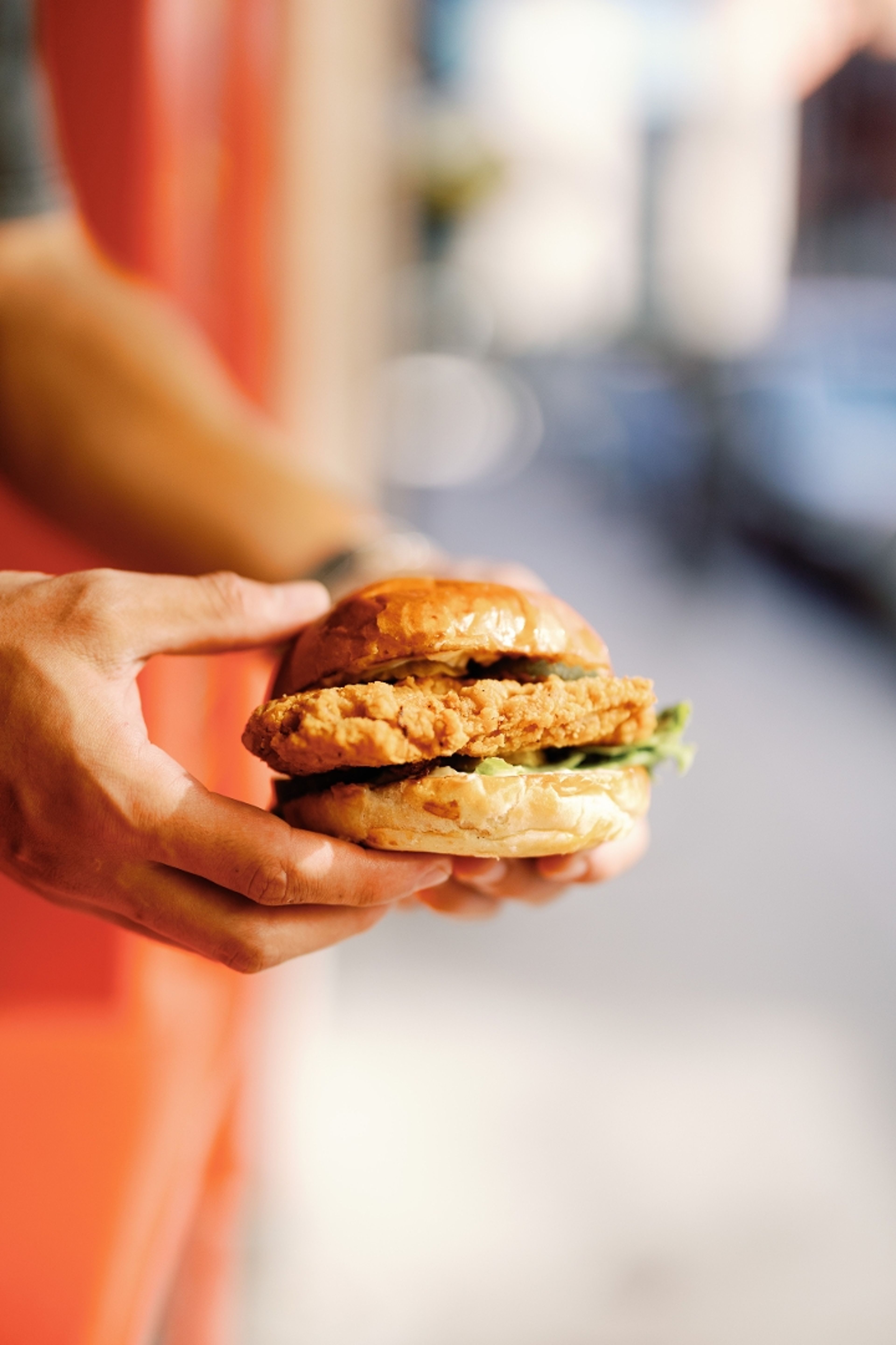 OG Chicken Sandwich w/ Fries.