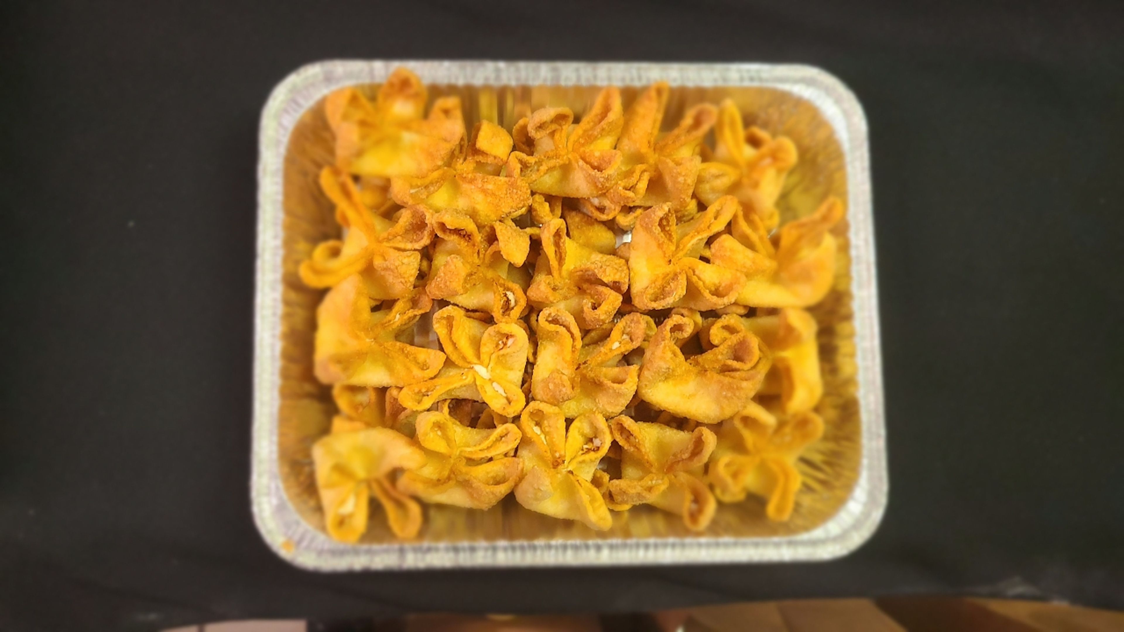 Cheese Wontons Tray.