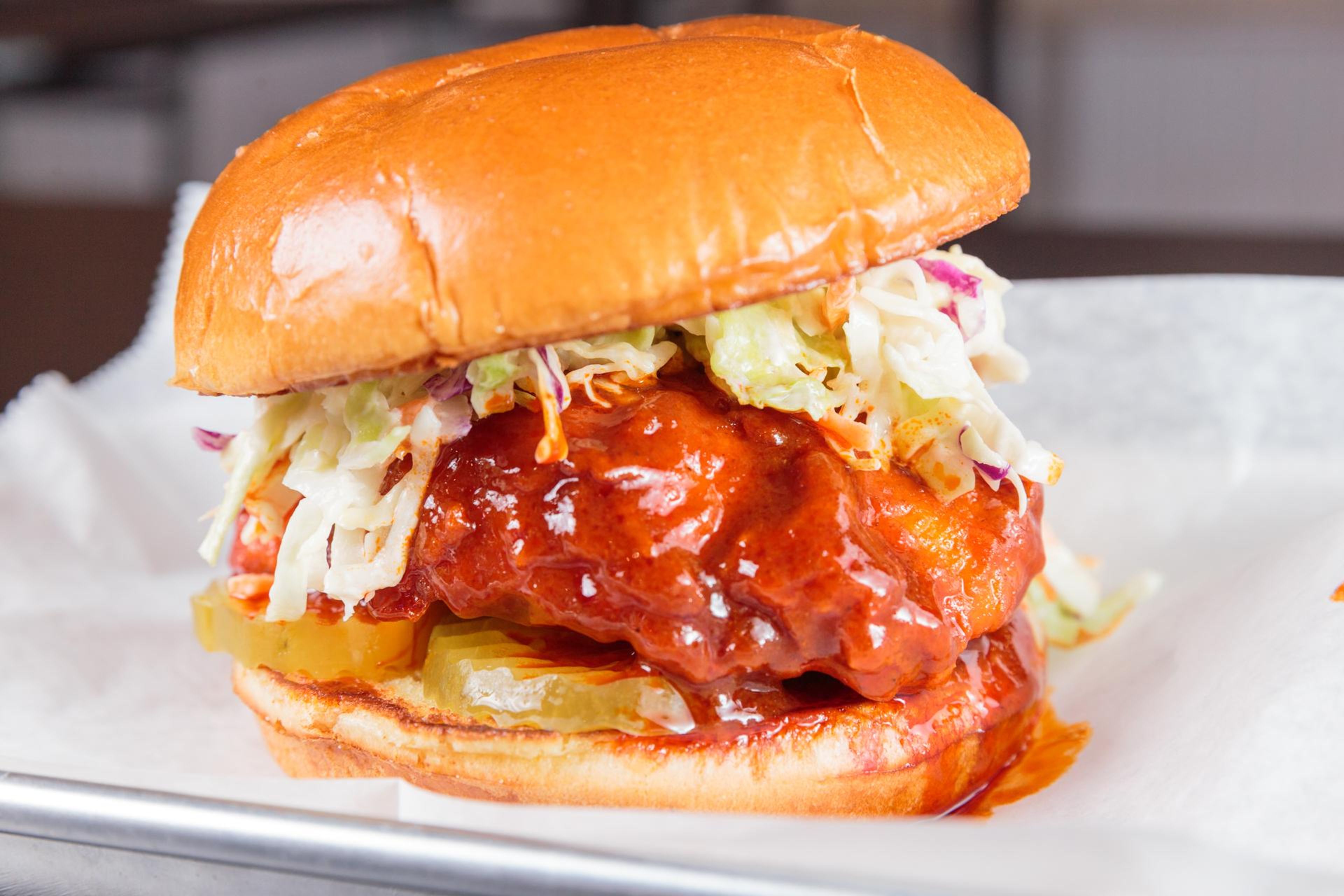 Hot Chicken Burger.