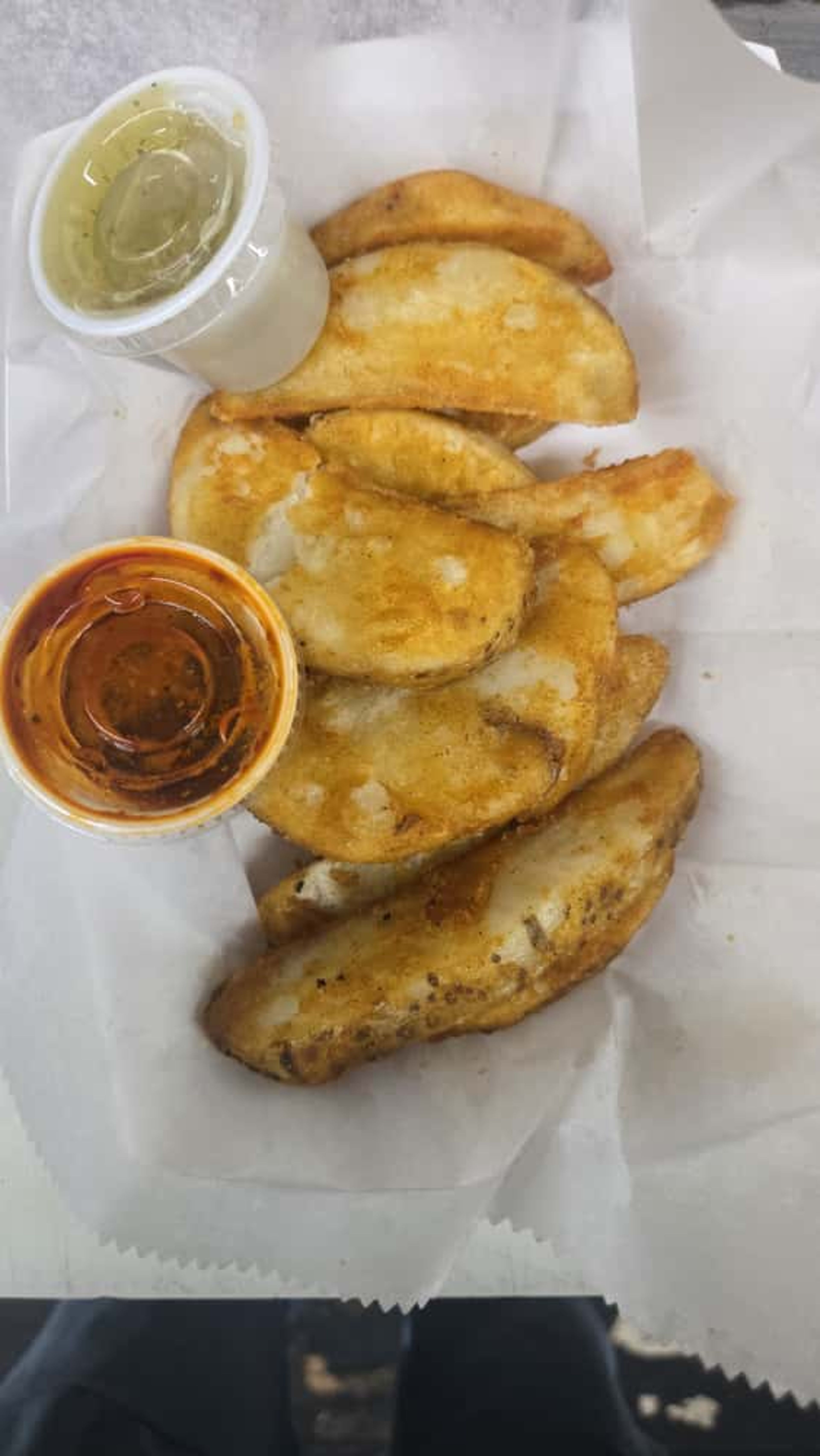 Spicy Potato Wedges.