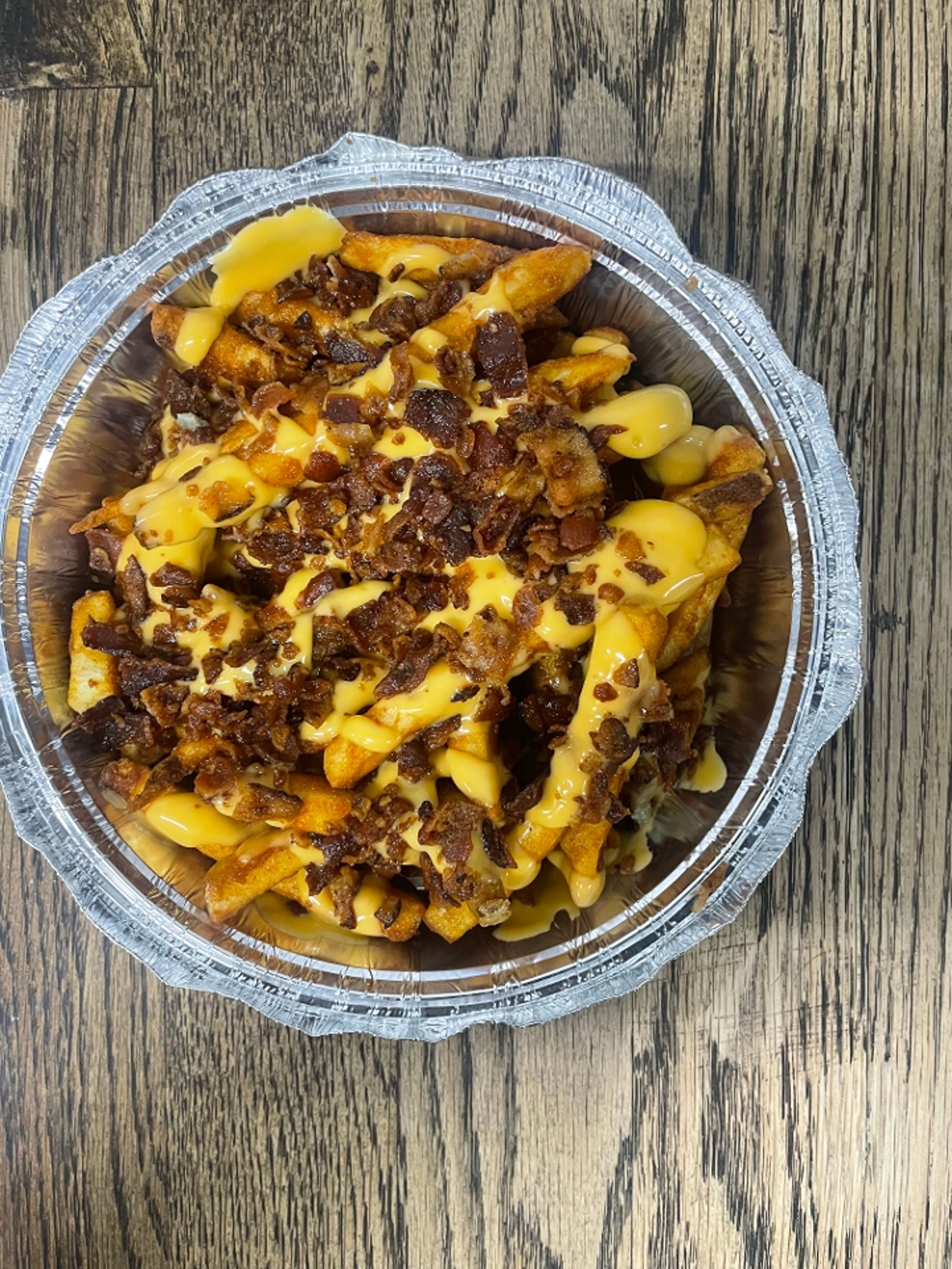 Bacon Cheddar Fries.