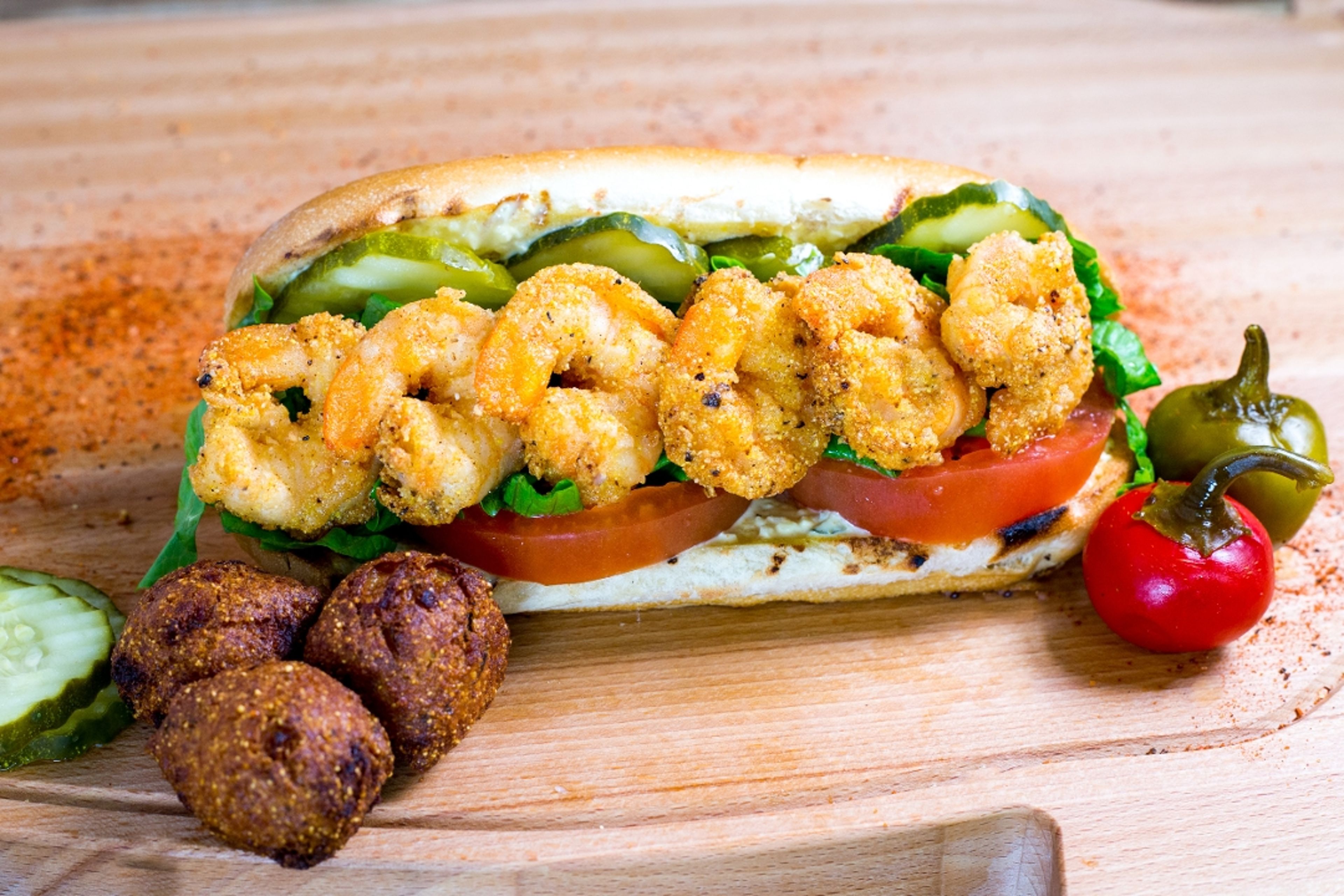 Po-Boy Sandwich.
