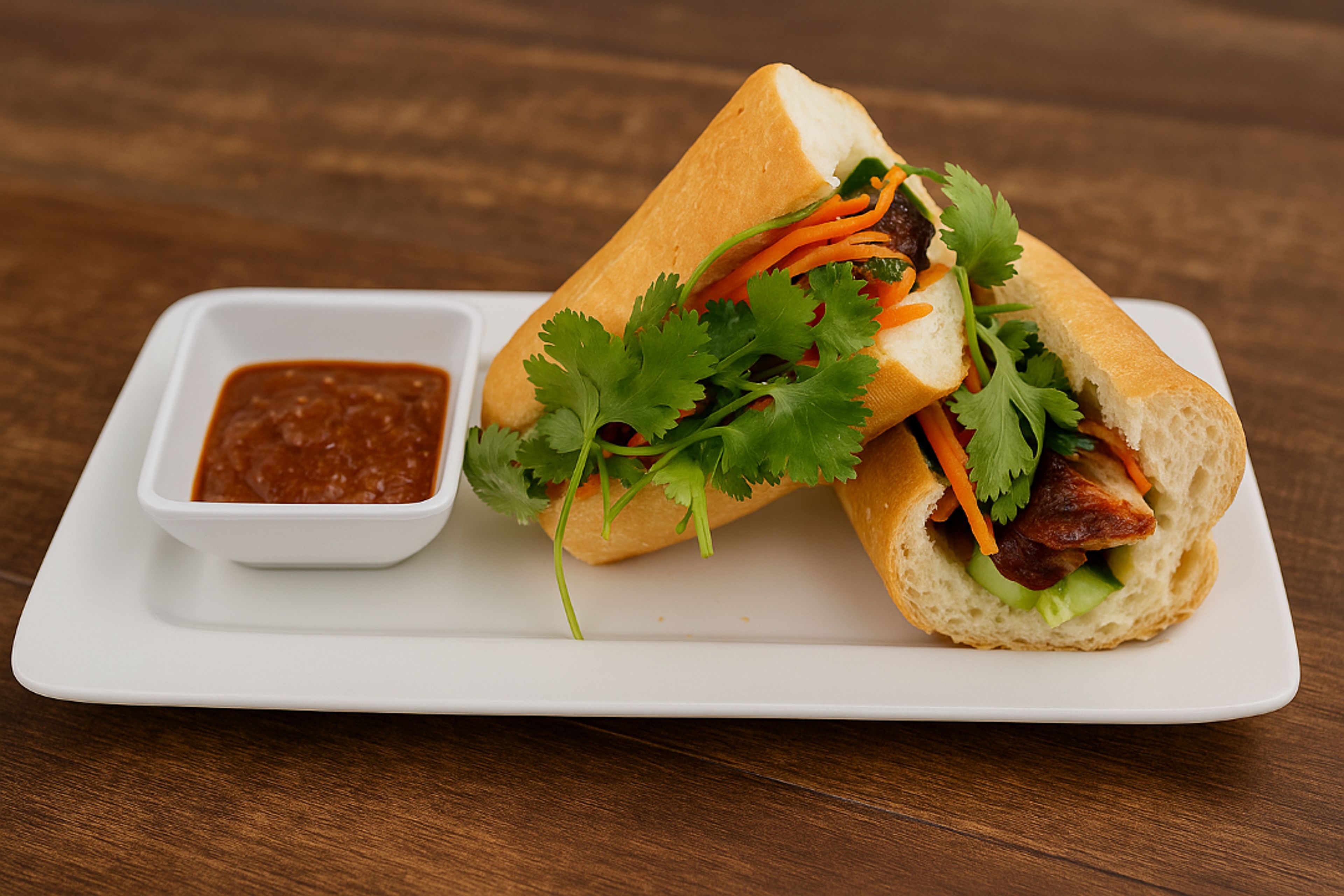 Grilled Pork Sandwich.