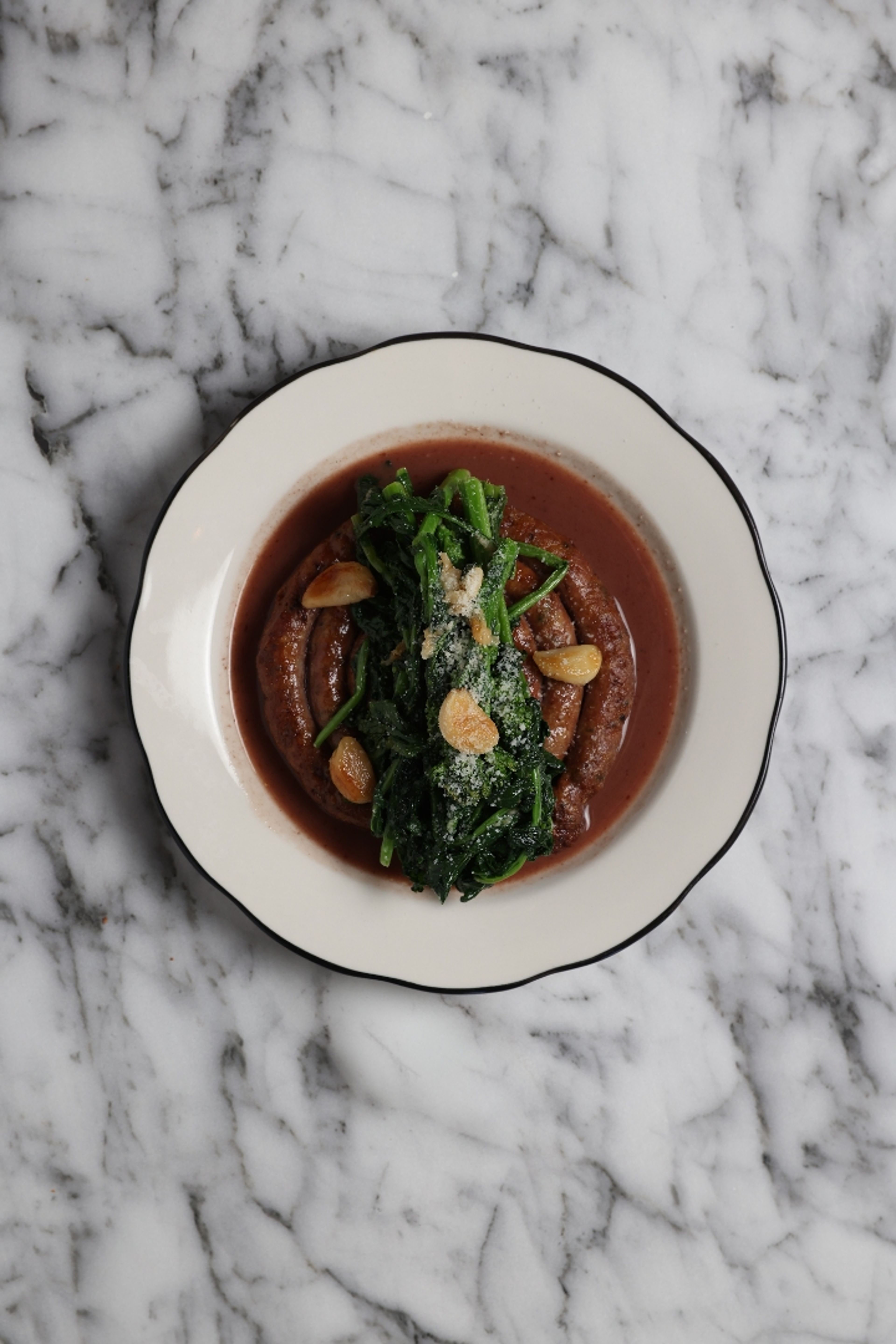 Sausage Broccoli Rabe.