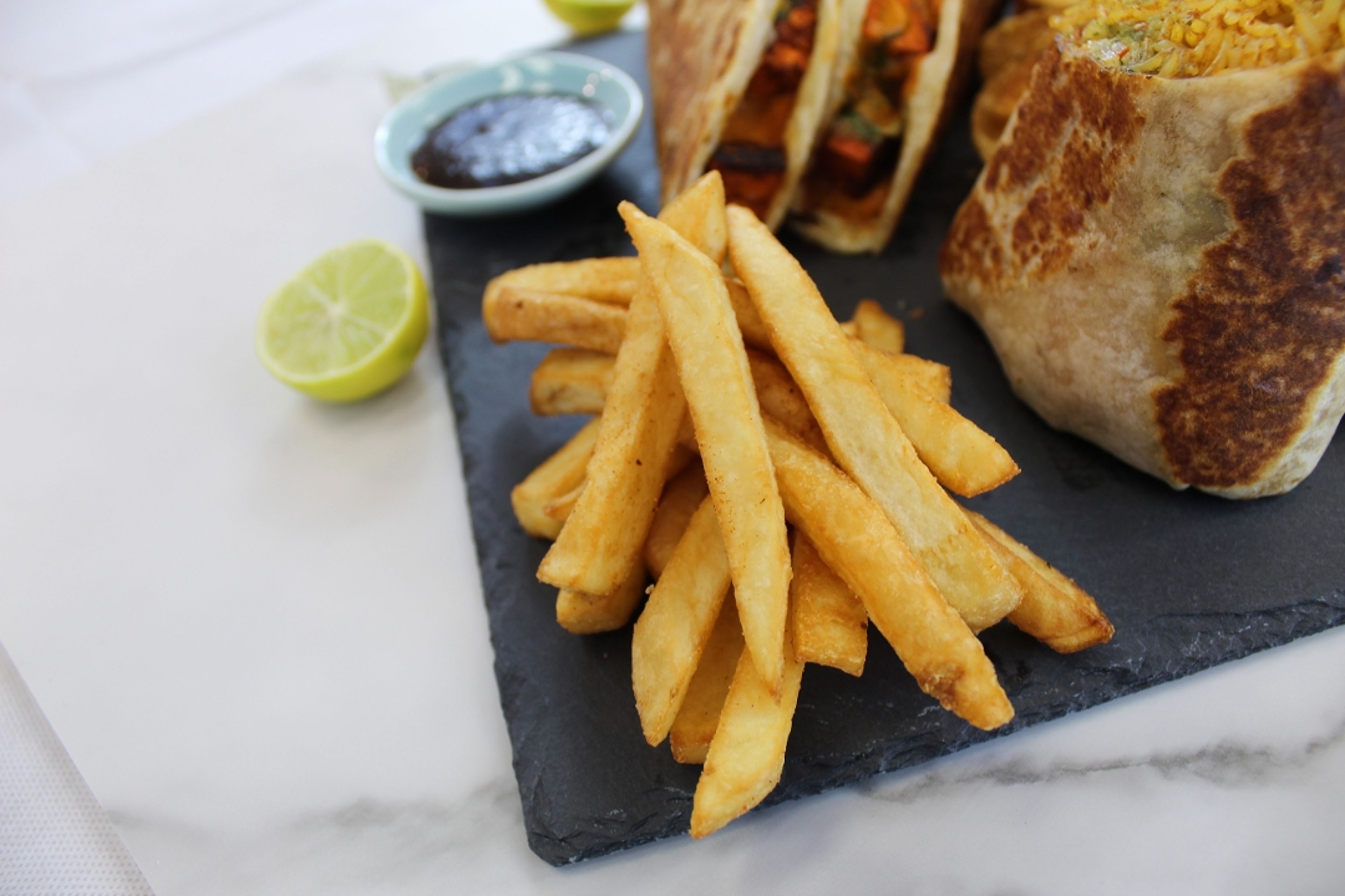 Masala Fries (Vegan).