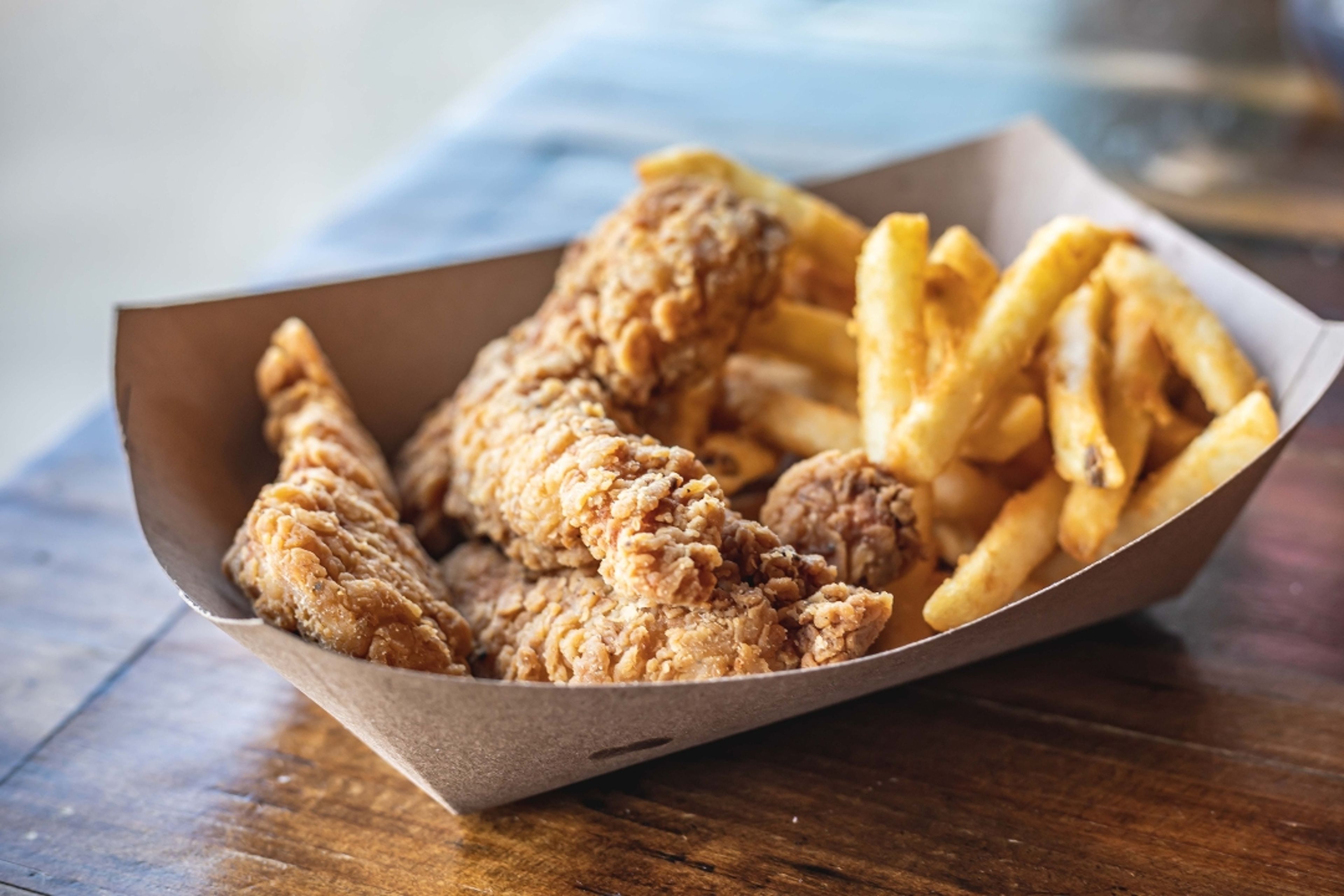 Kids Chicken Strips.