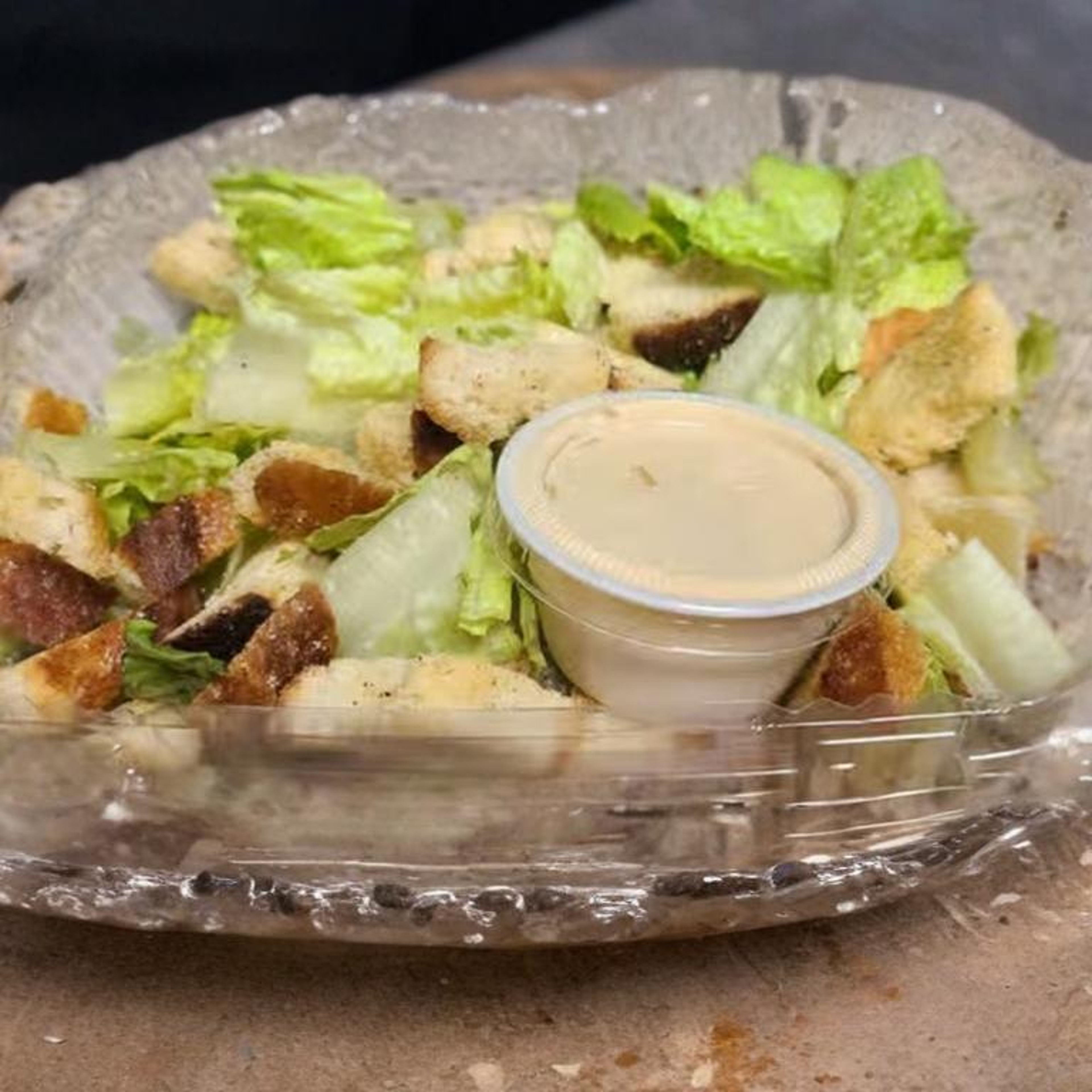 Side caesar salad.