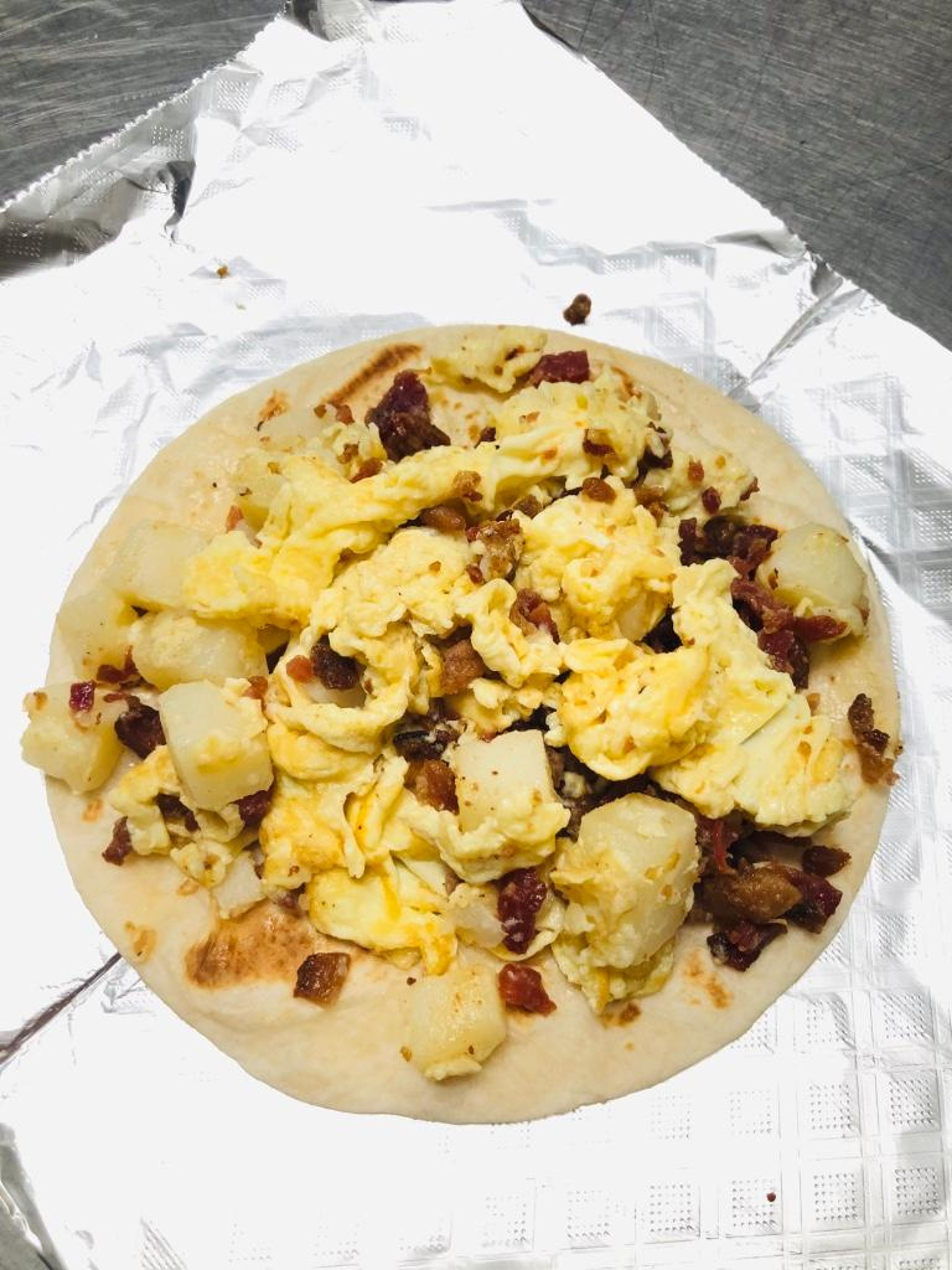 Potato, Egg, & Bacon.