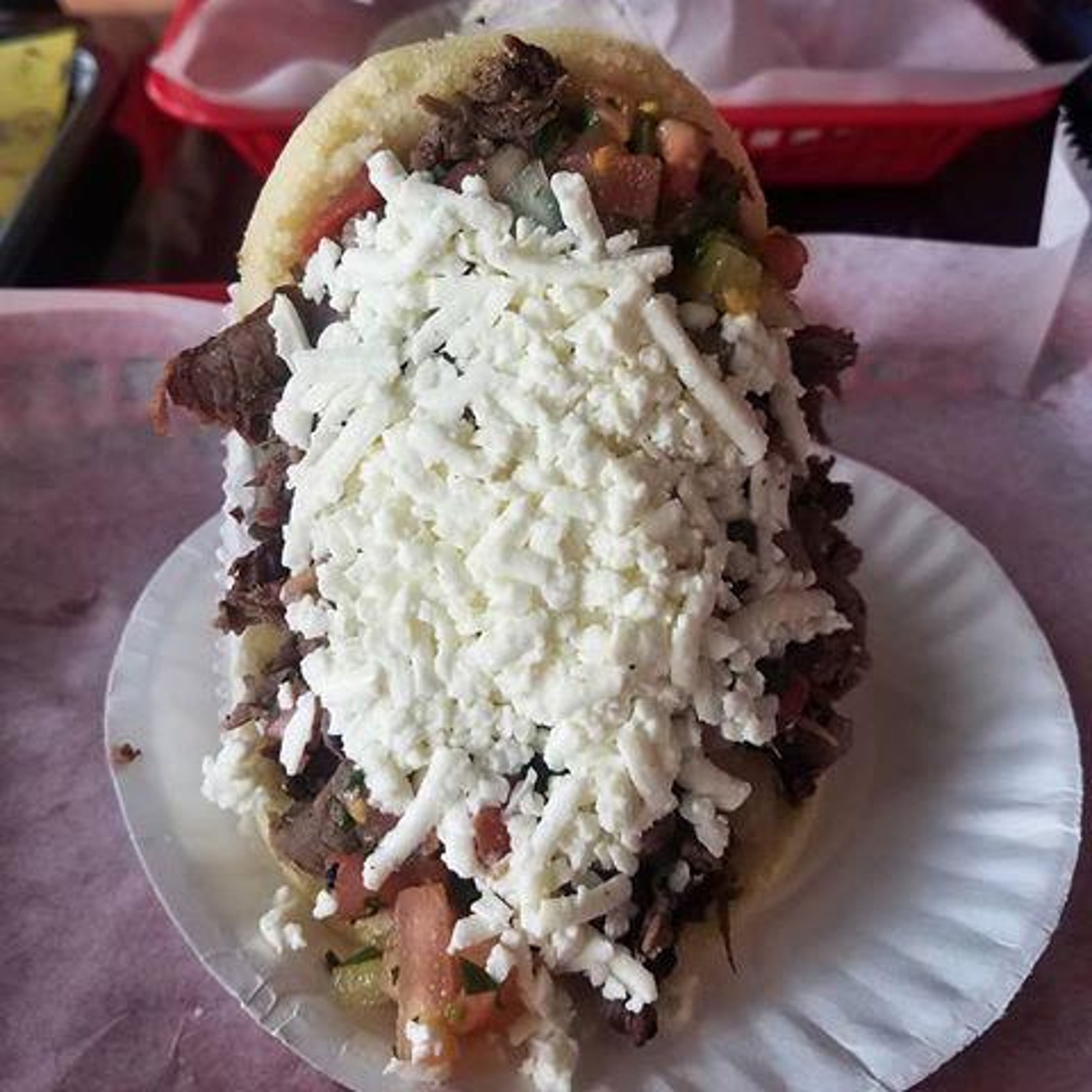Arepa Mixta (2) Carnes/Grilled Meat Mix (2).