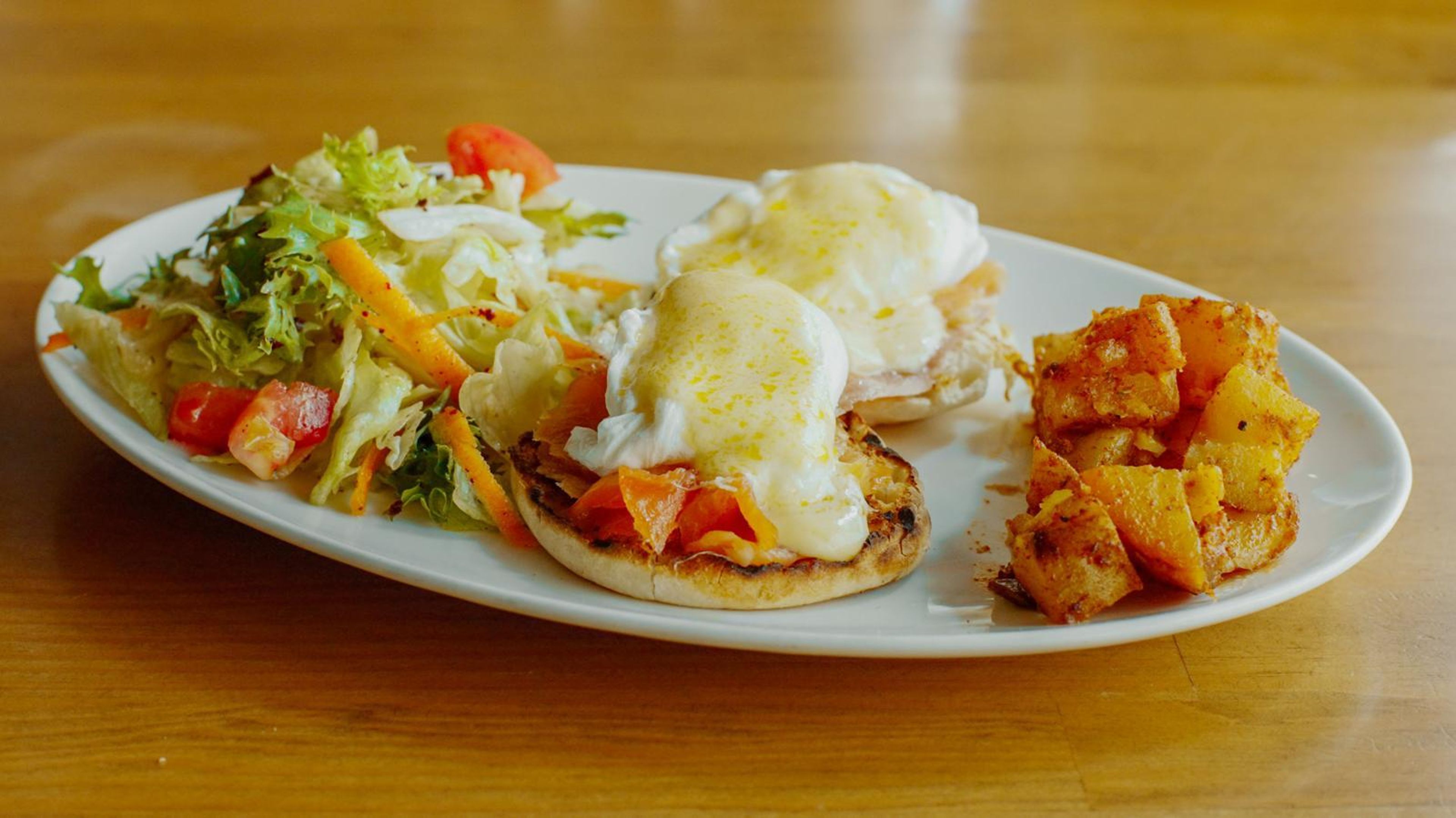 Eggs Benedict Classic Smoked Salmon.