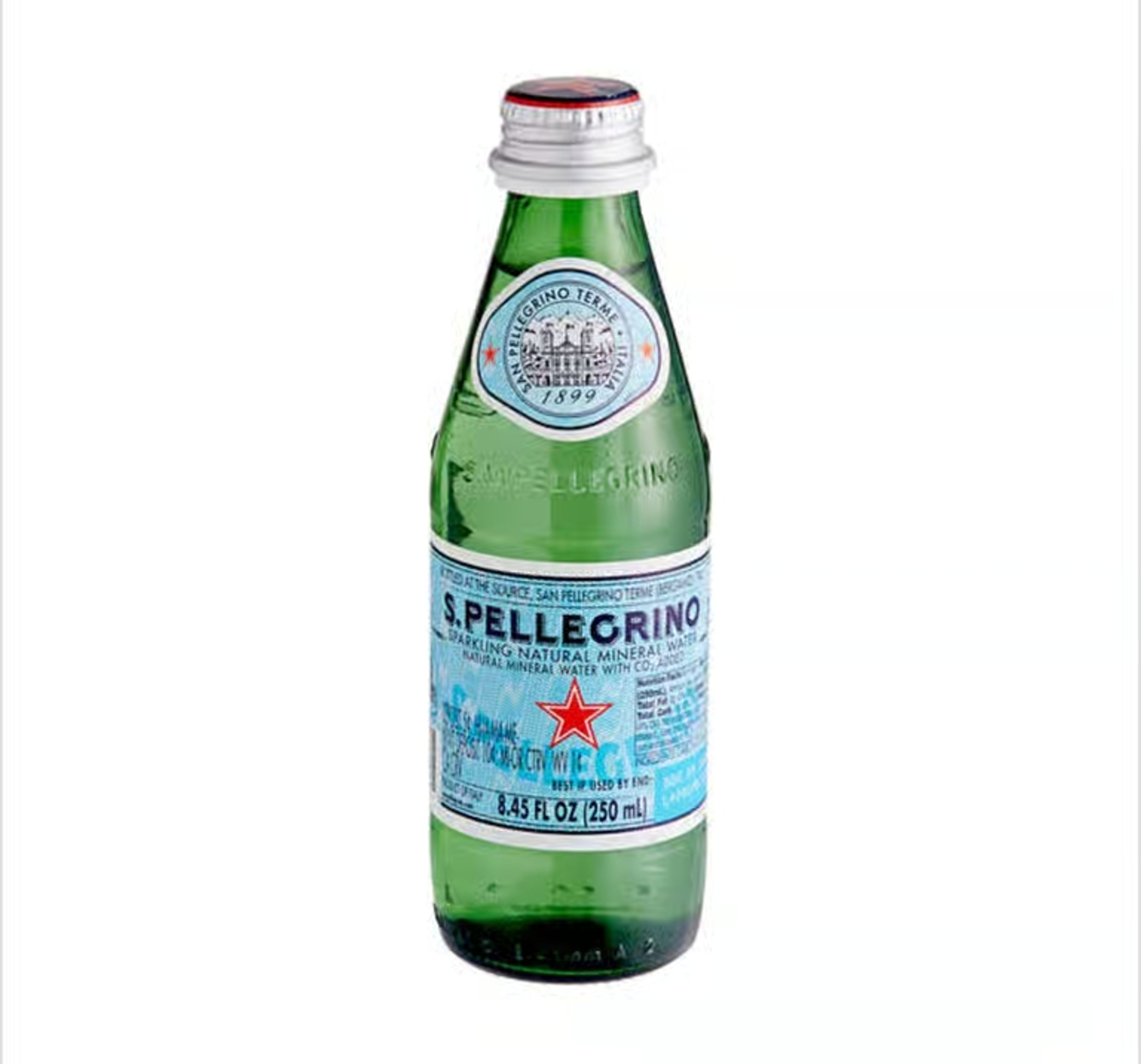 Peligrino Water.