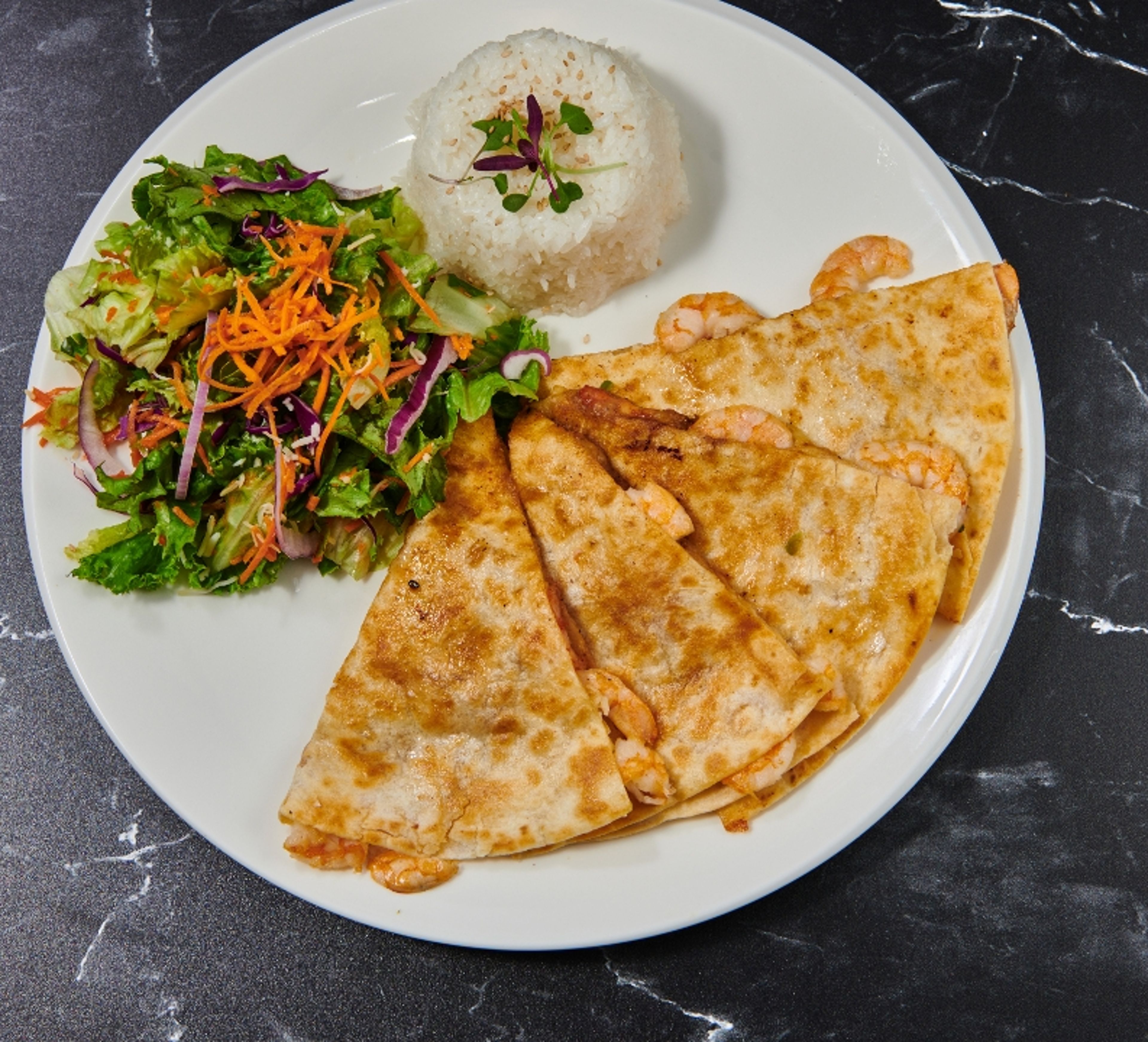 Quesadilla De Camaron.