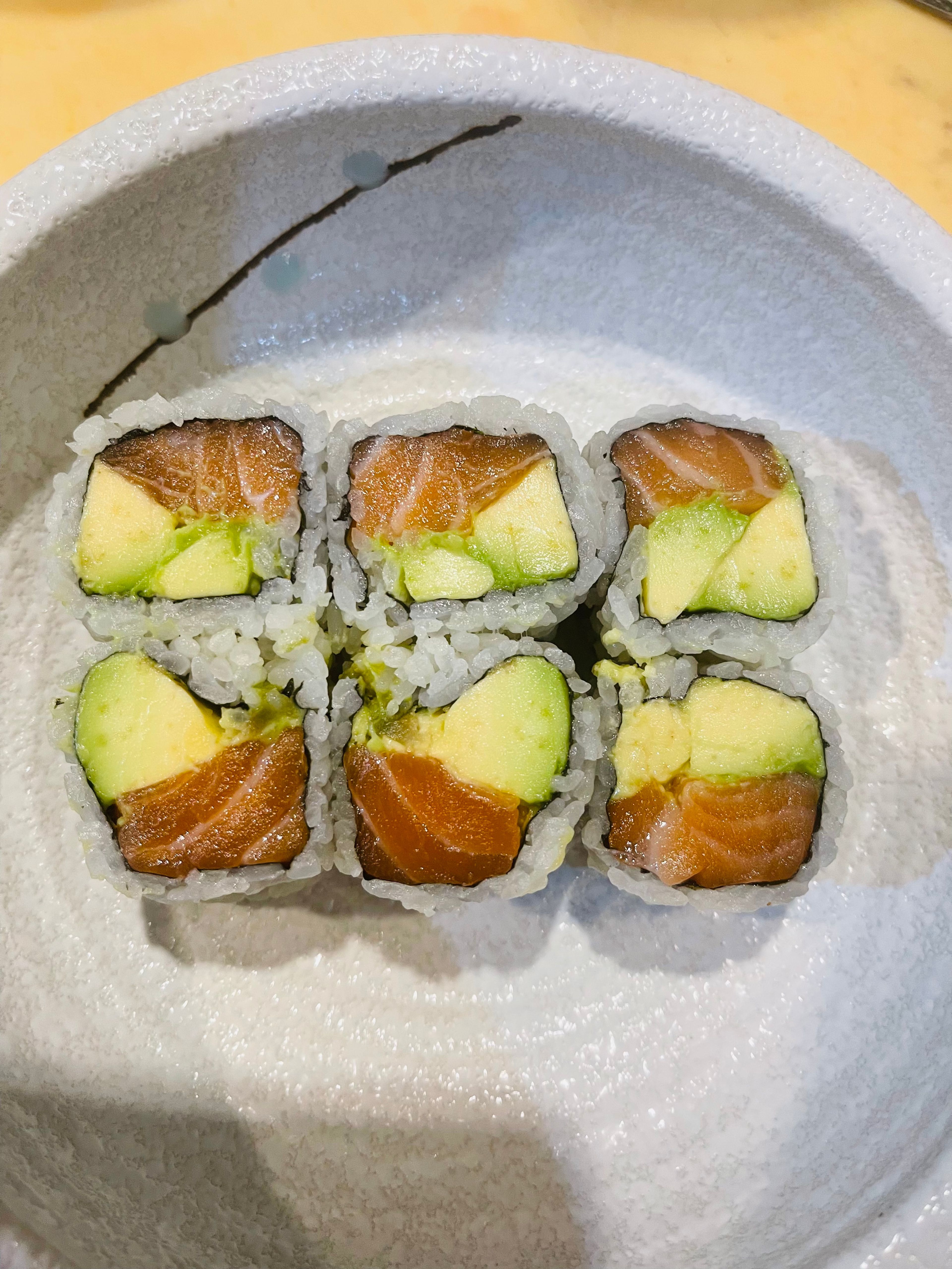 Salmon Avocado Roll.