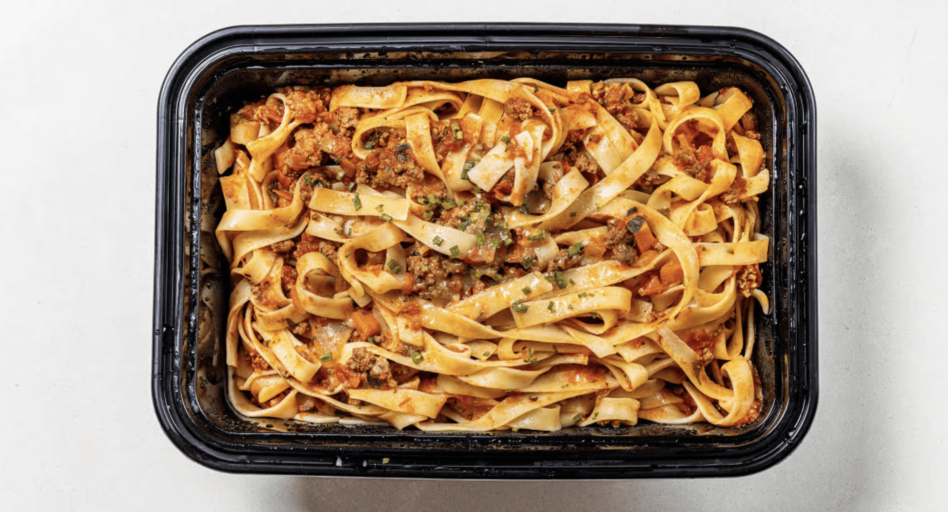 Tagliatelle Bolognese.