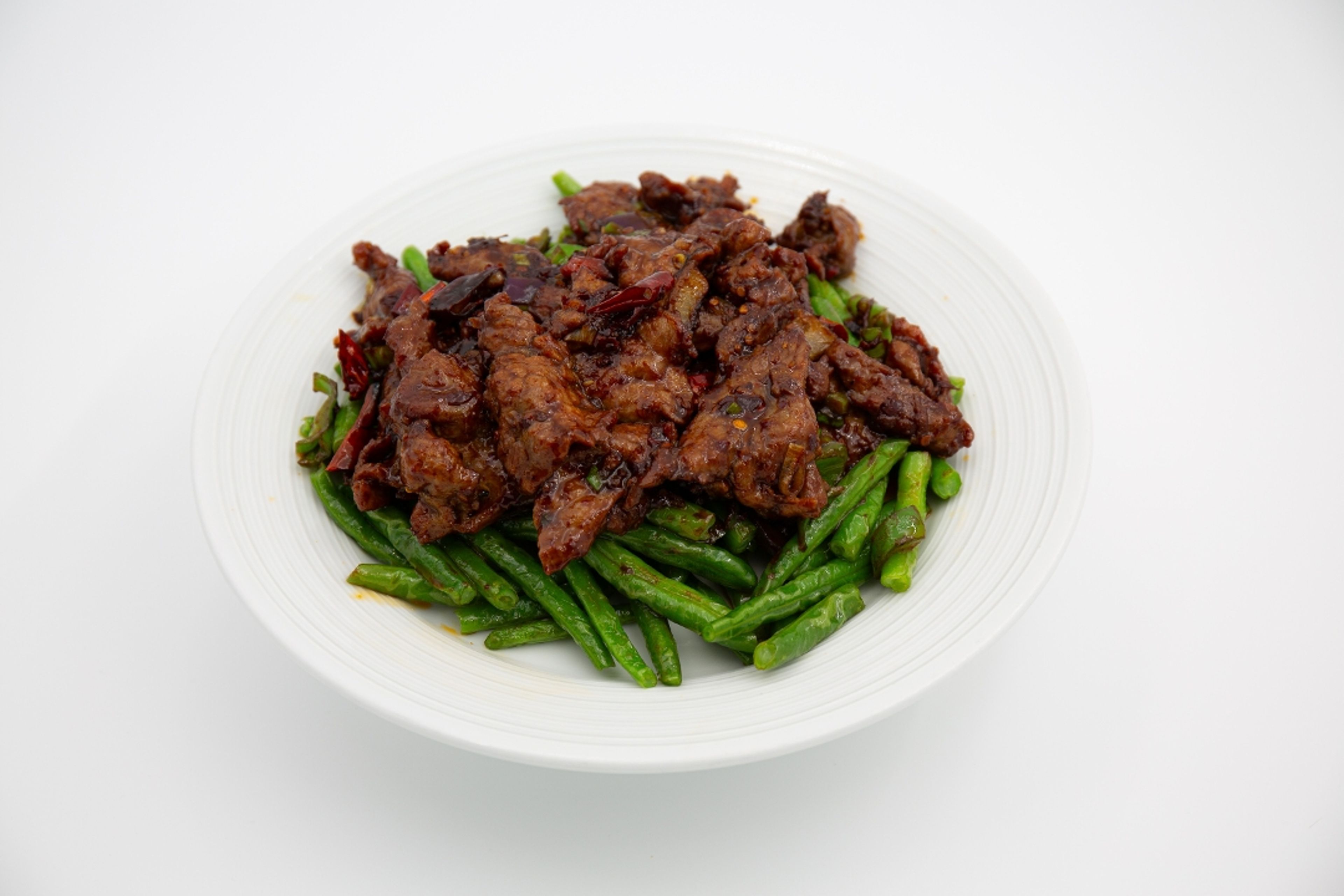 String Beans Beef.