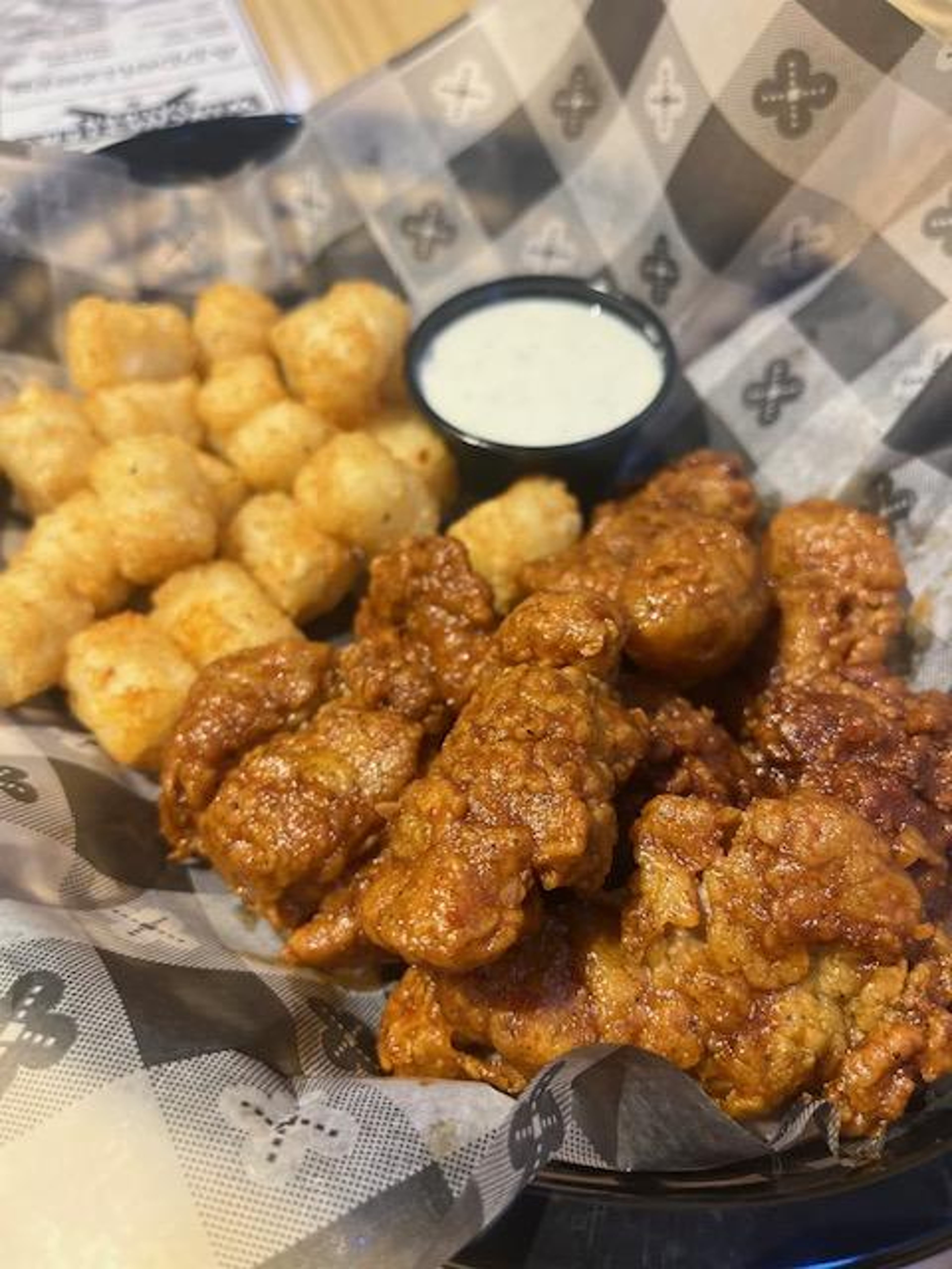 Boneless Wing Basket.