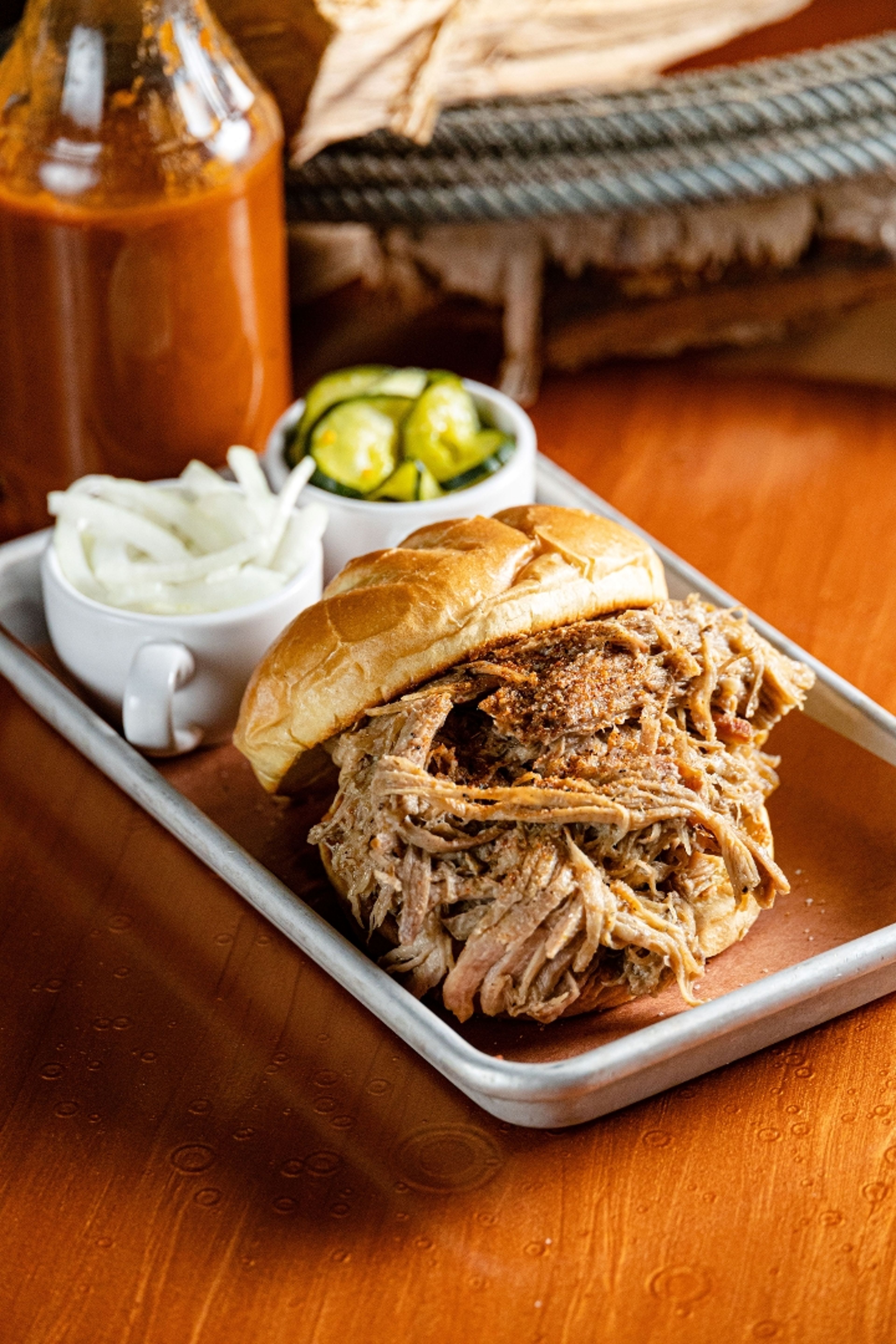 Pulled Pork Sandwich.