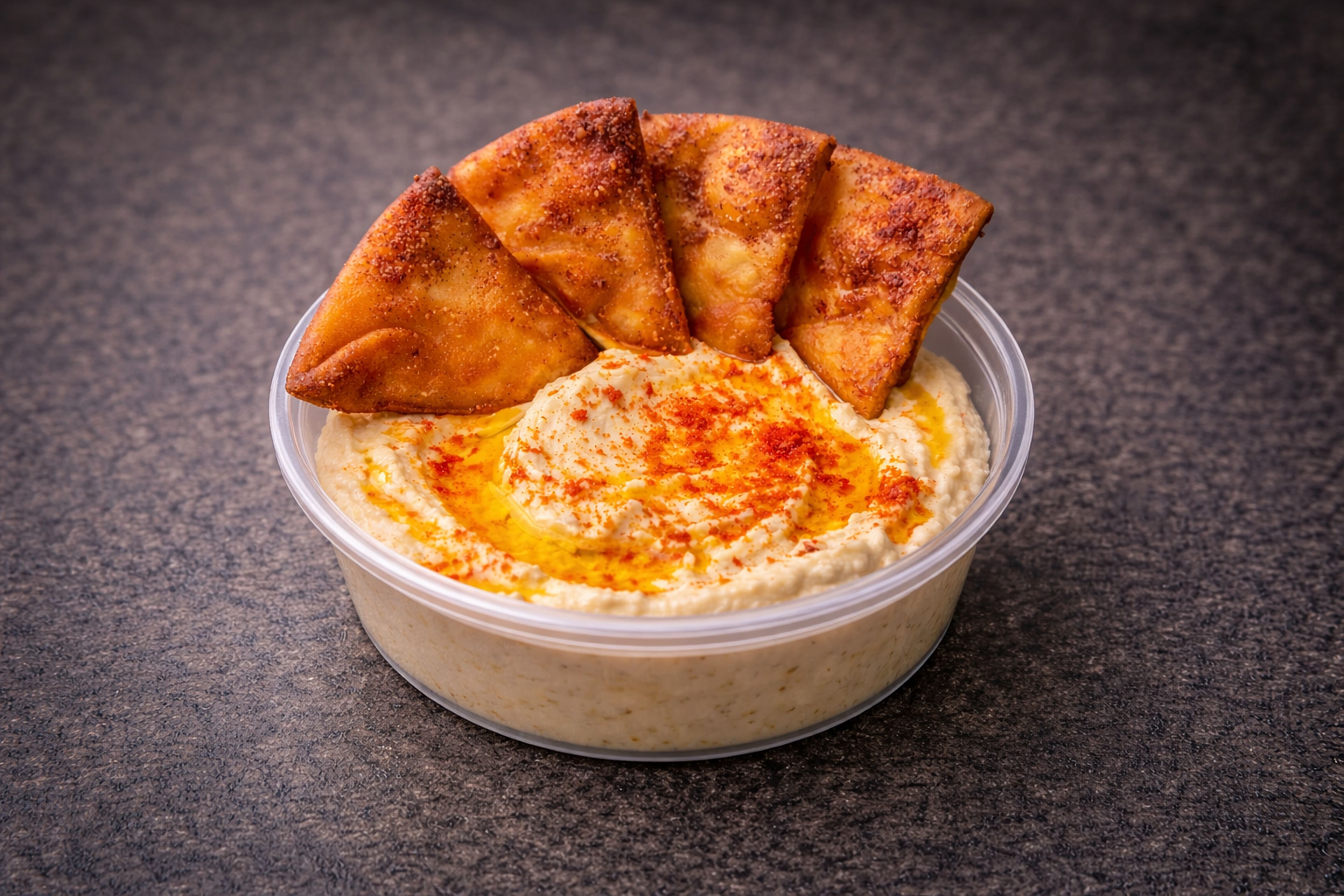 Pita Chips w/Hummus.