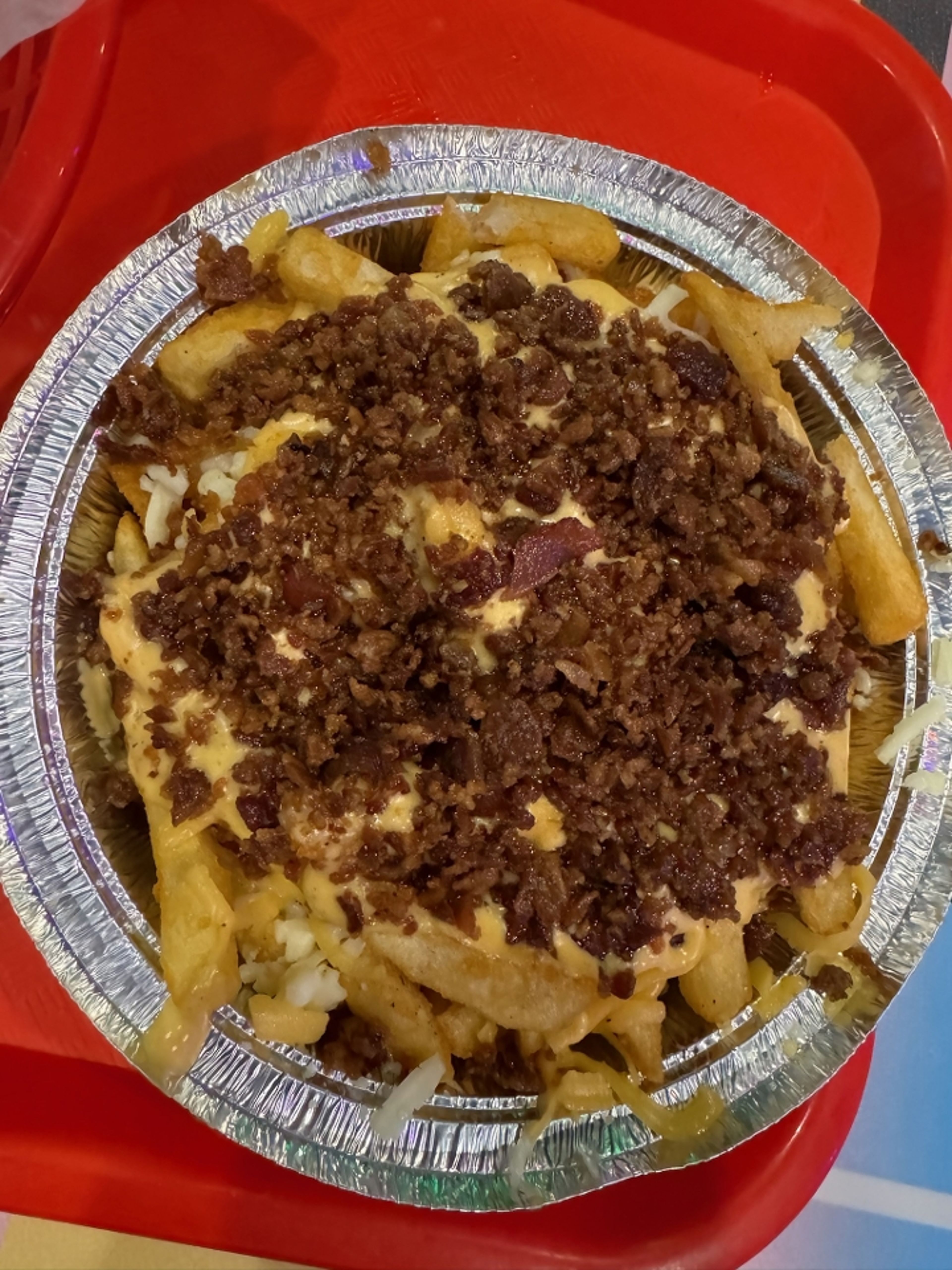 Bacon Cheese Fries.