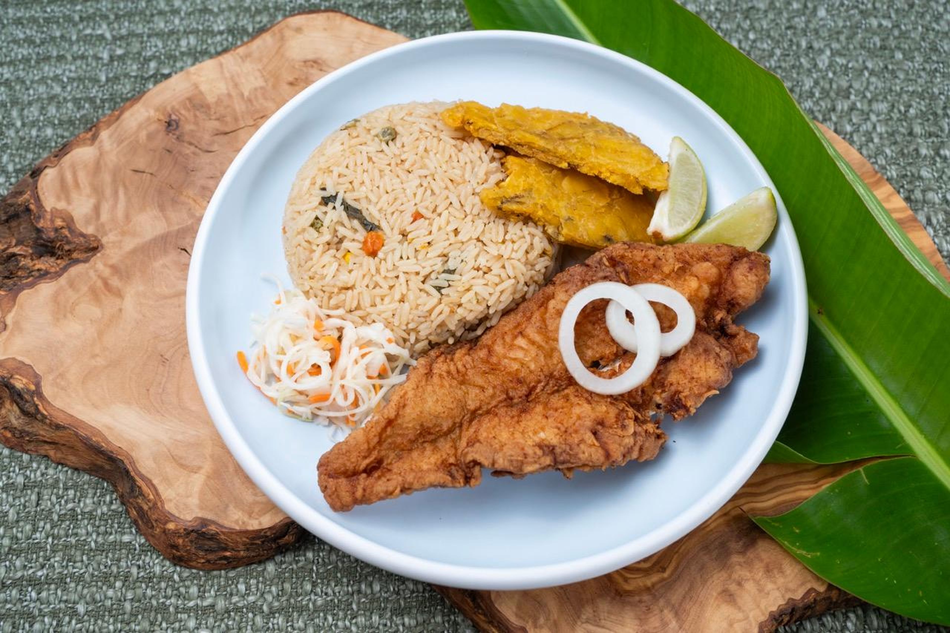 Fried Grouper Fillet.