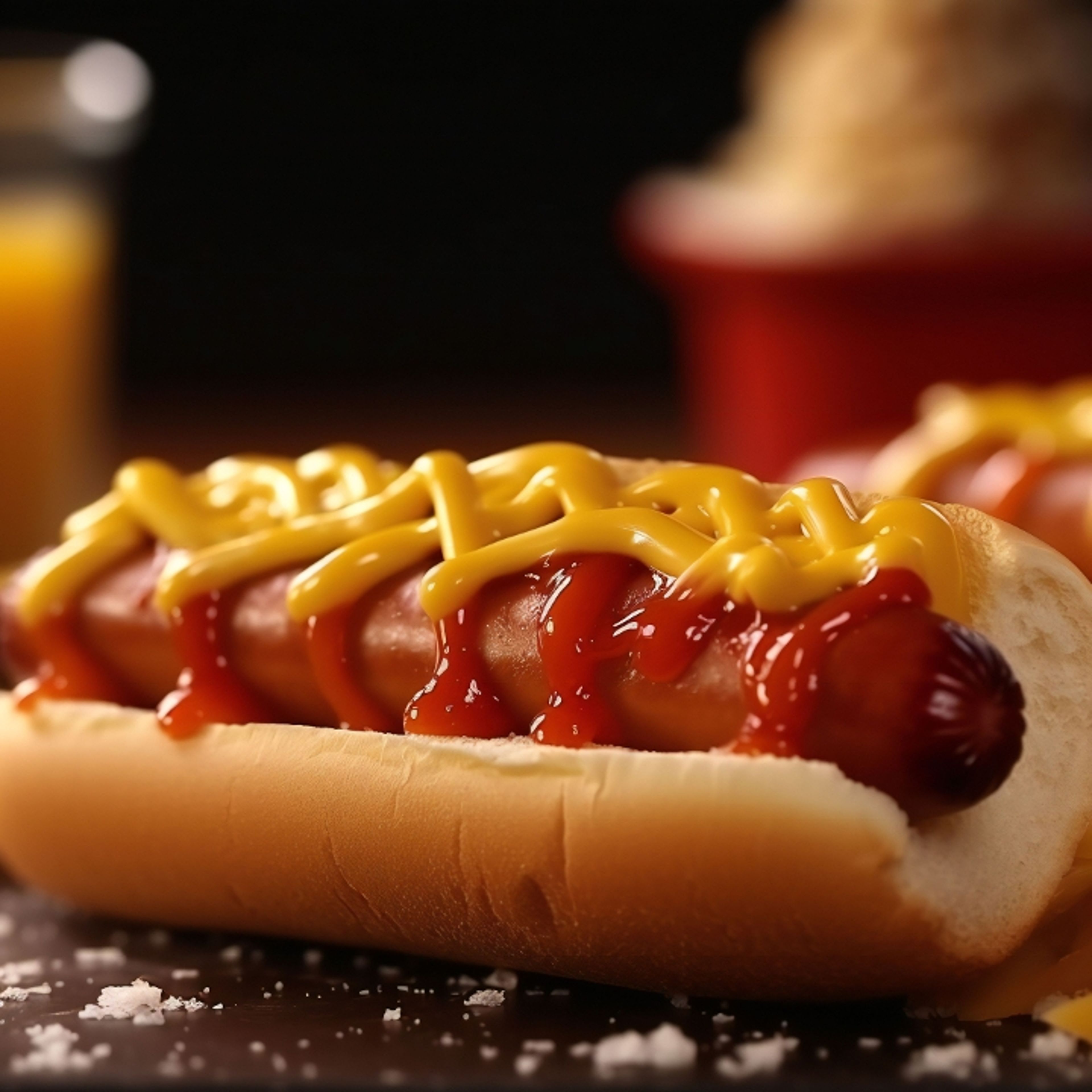 Mini Hot Dog.