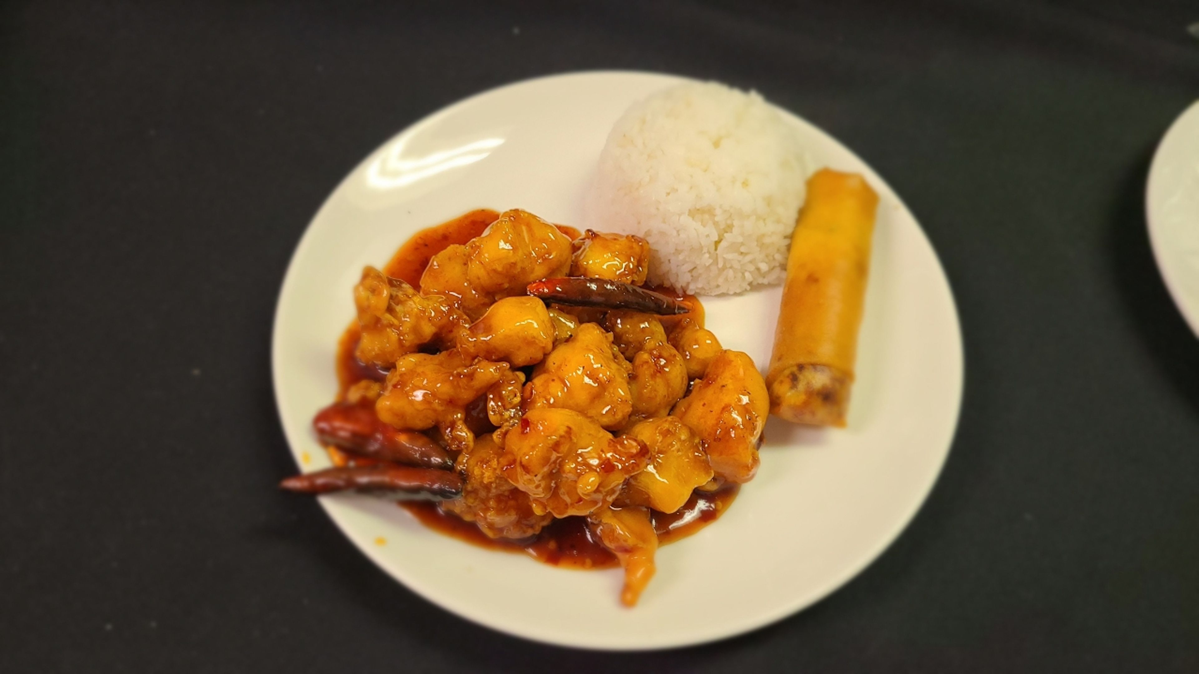 L- Orange Chicken.