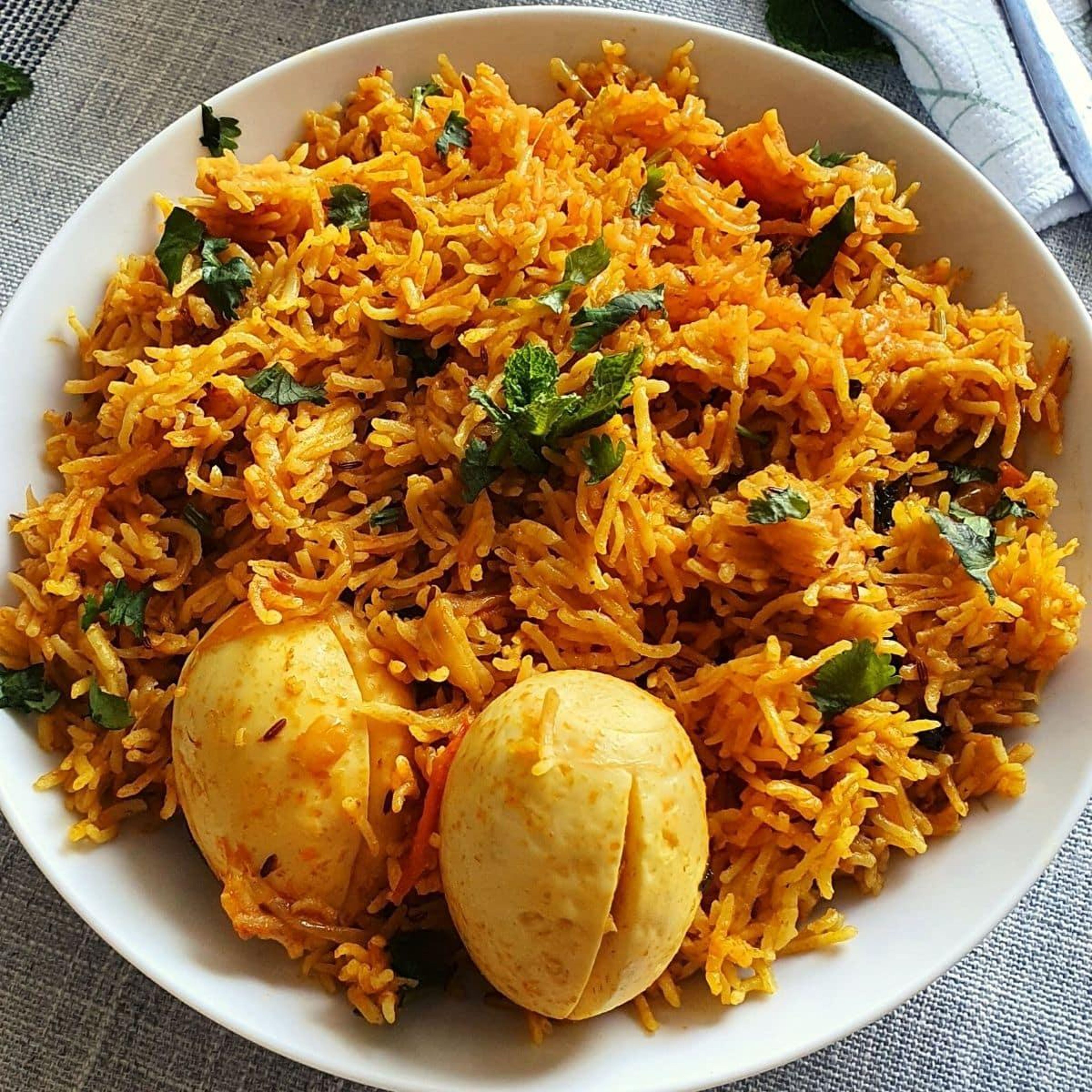 Egg Biryani.