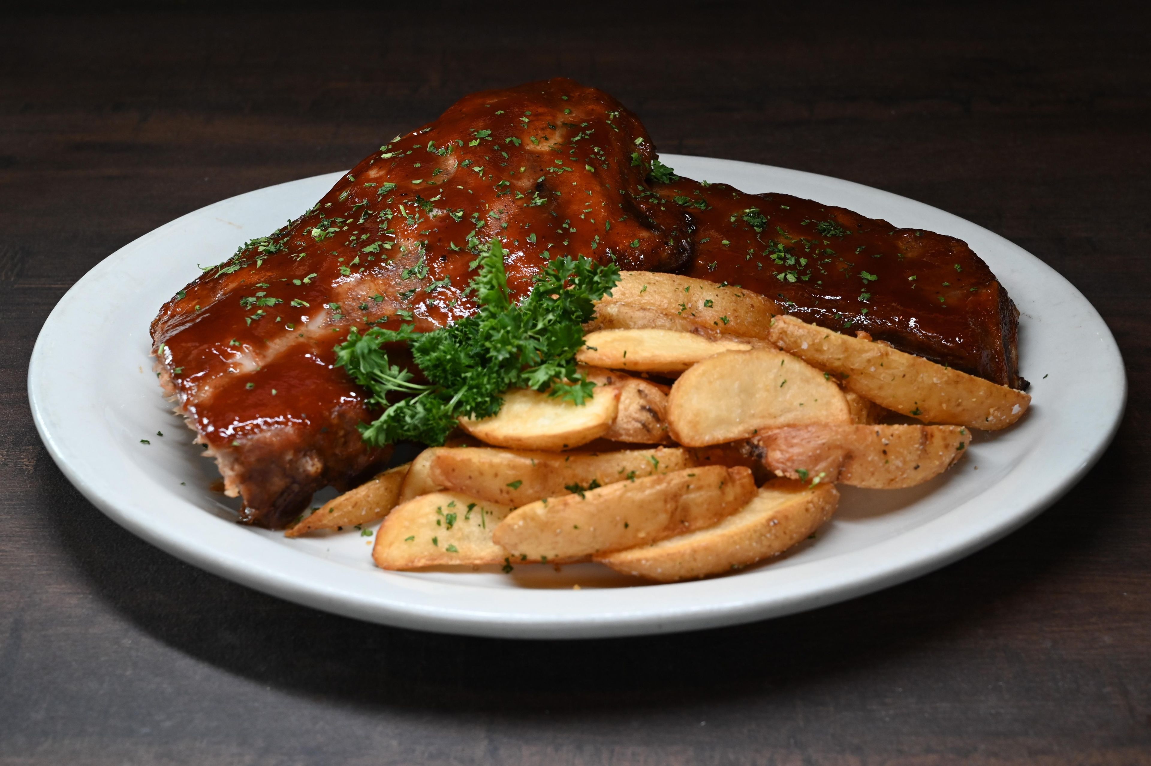 Full Slab BBQ Pork Ribs.