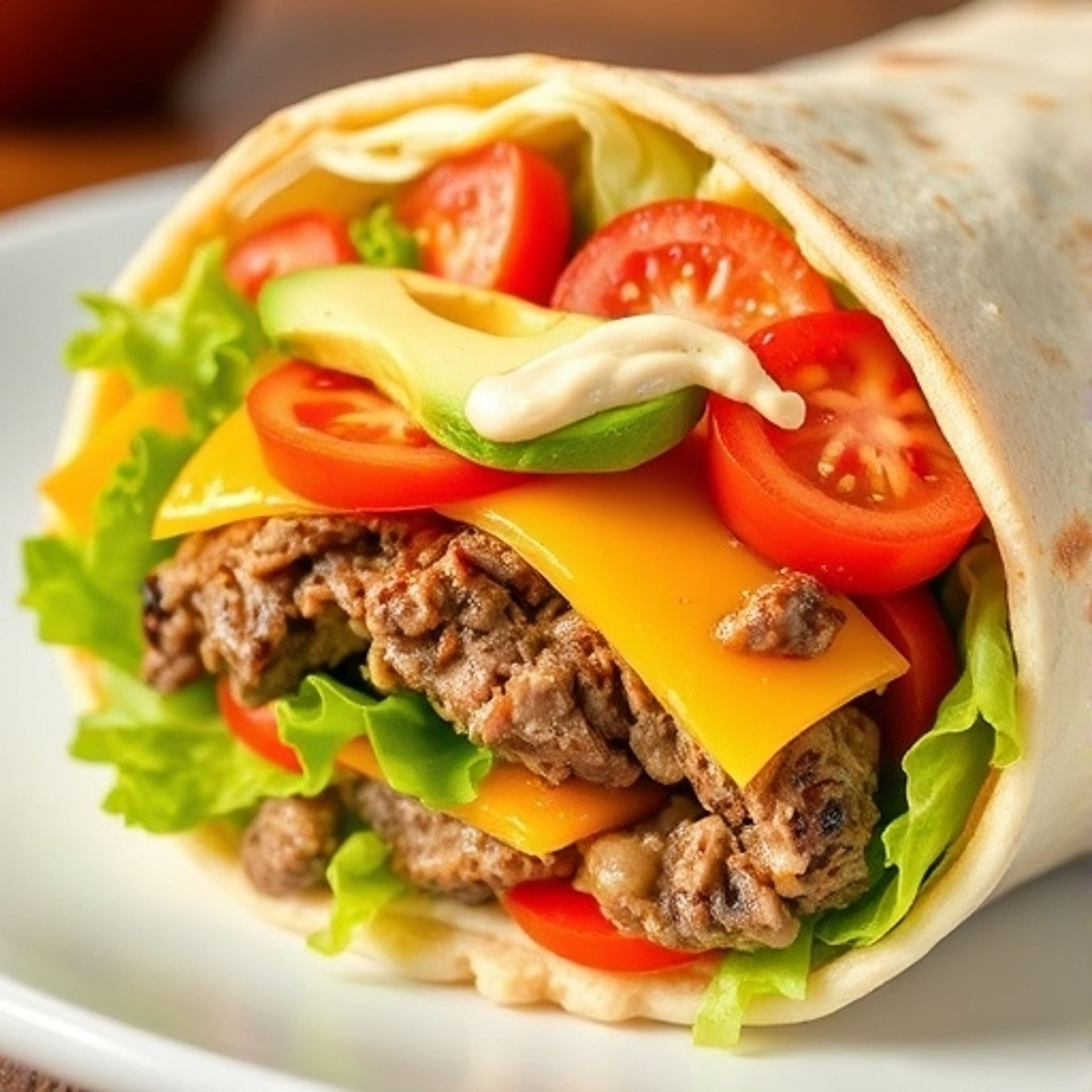 Avocado Steak Wrap.