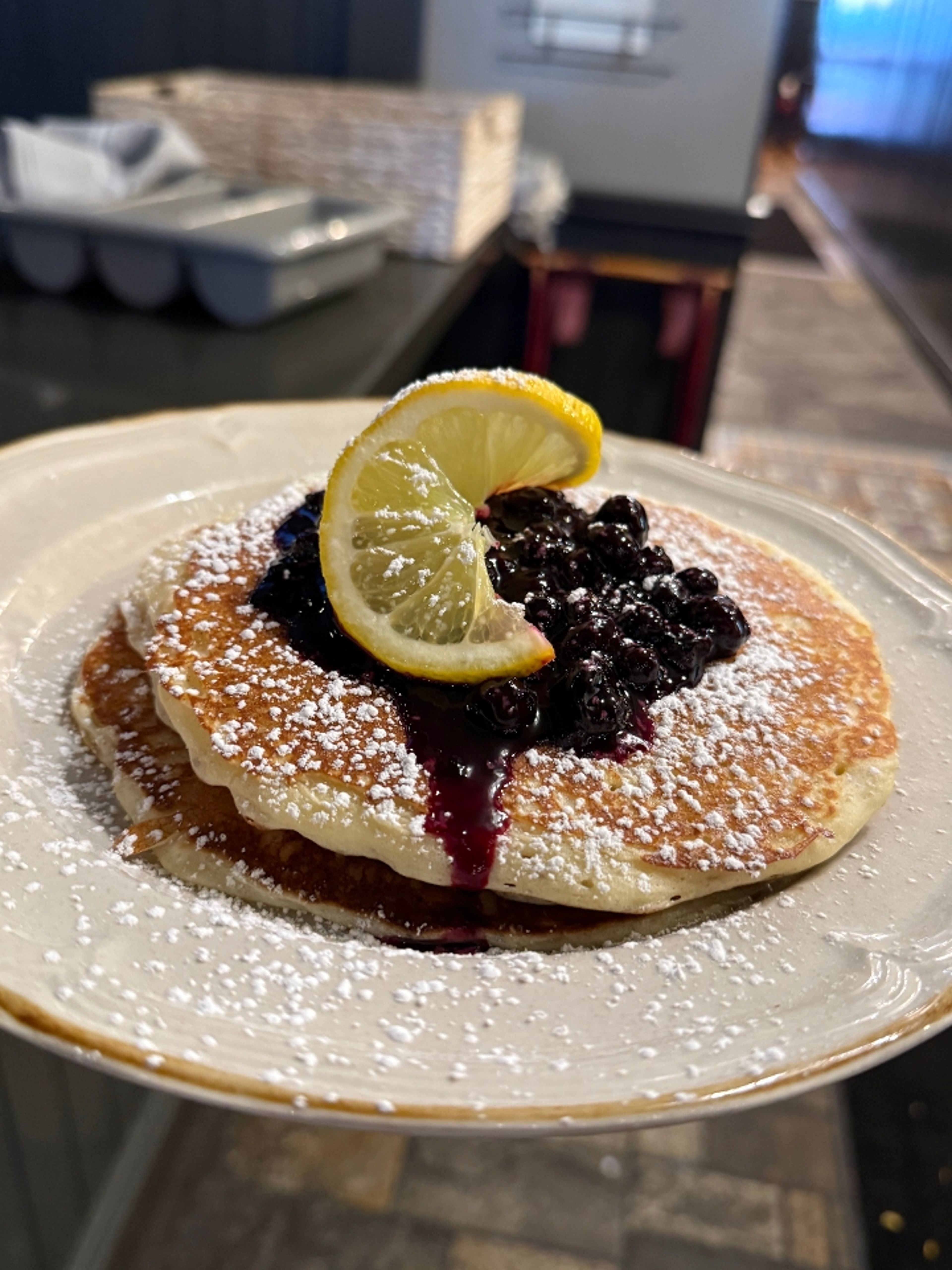 Lemon-Berry Pancakes.