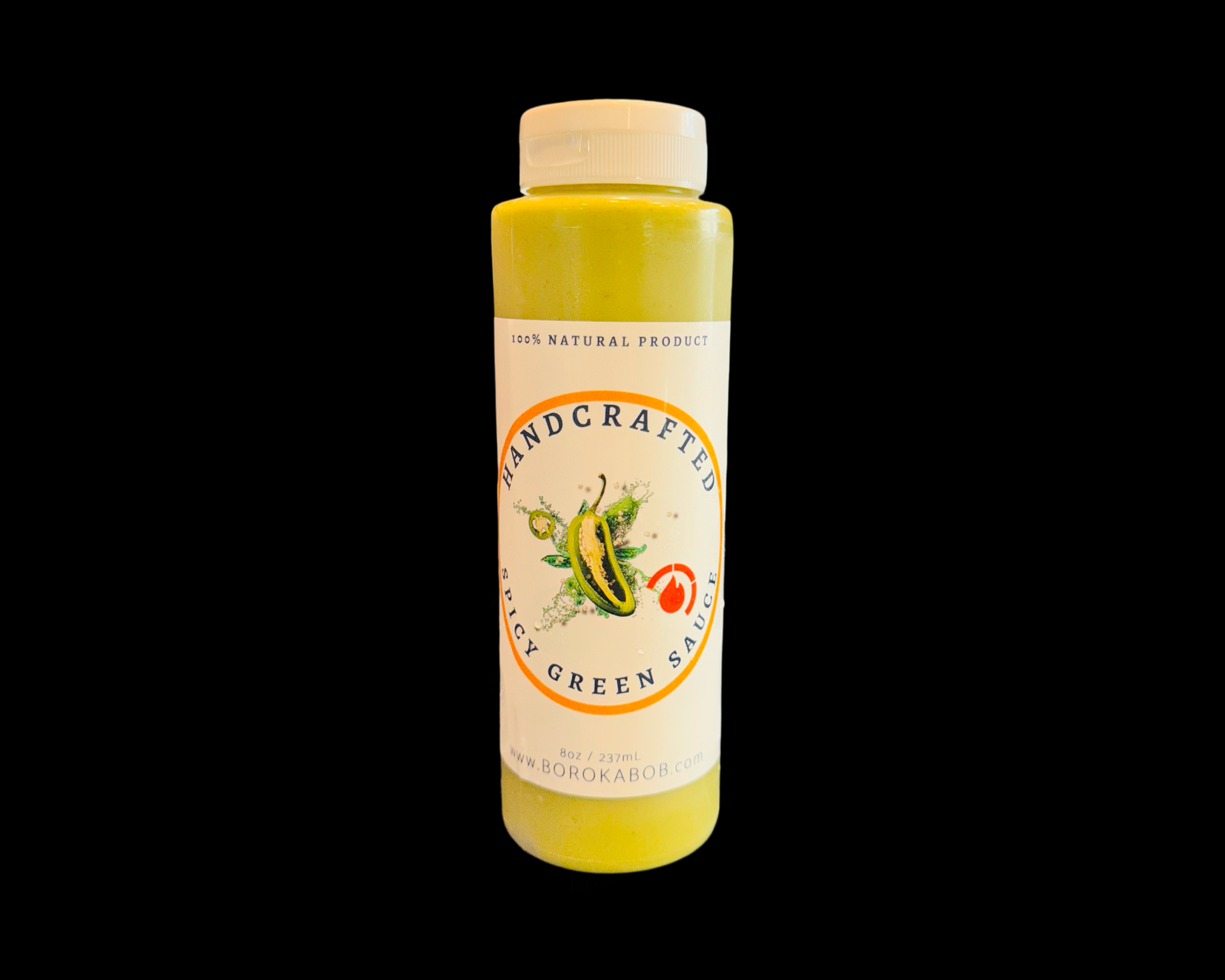 Bottle Spicy Green Sauce (8 fl oz) (سس سبز تند)