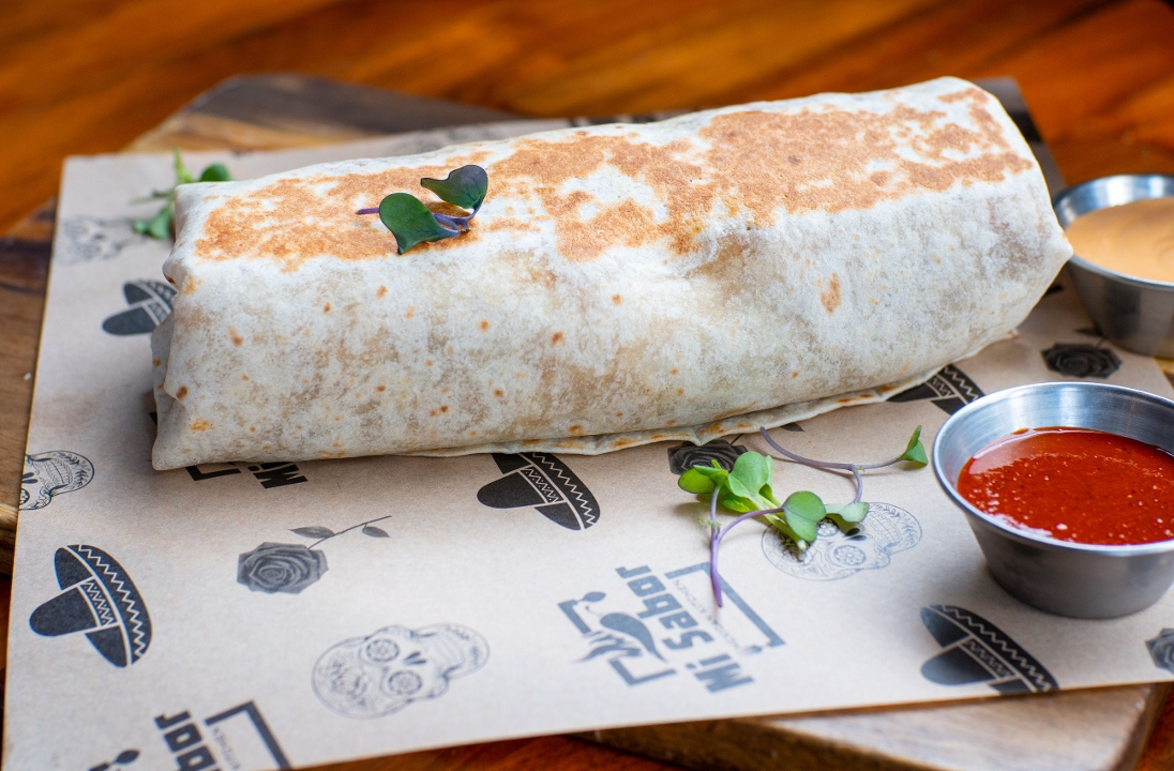 Chorizo Con Huevo Burrito.