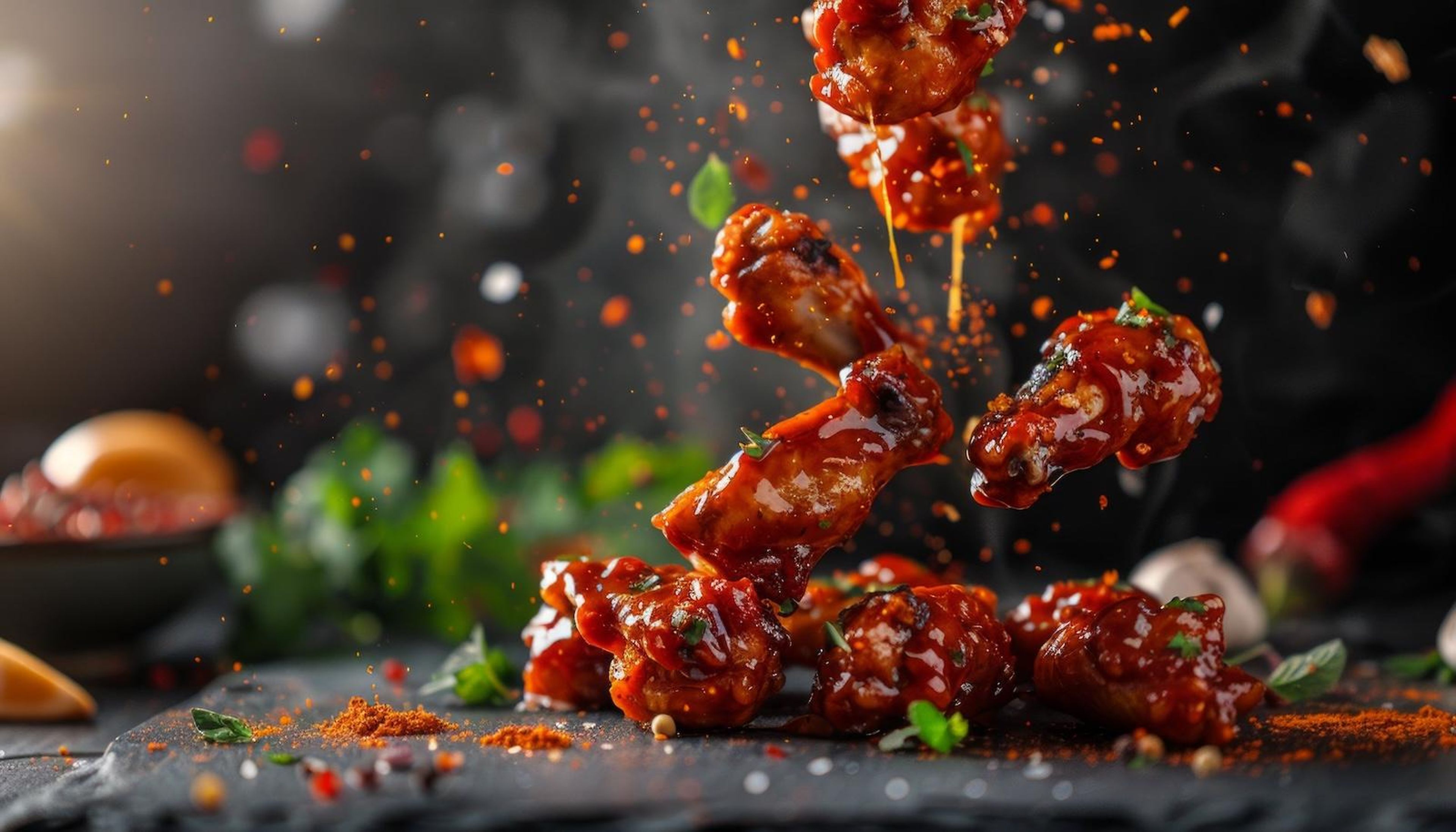 5pcs Buffalo Party Wings.