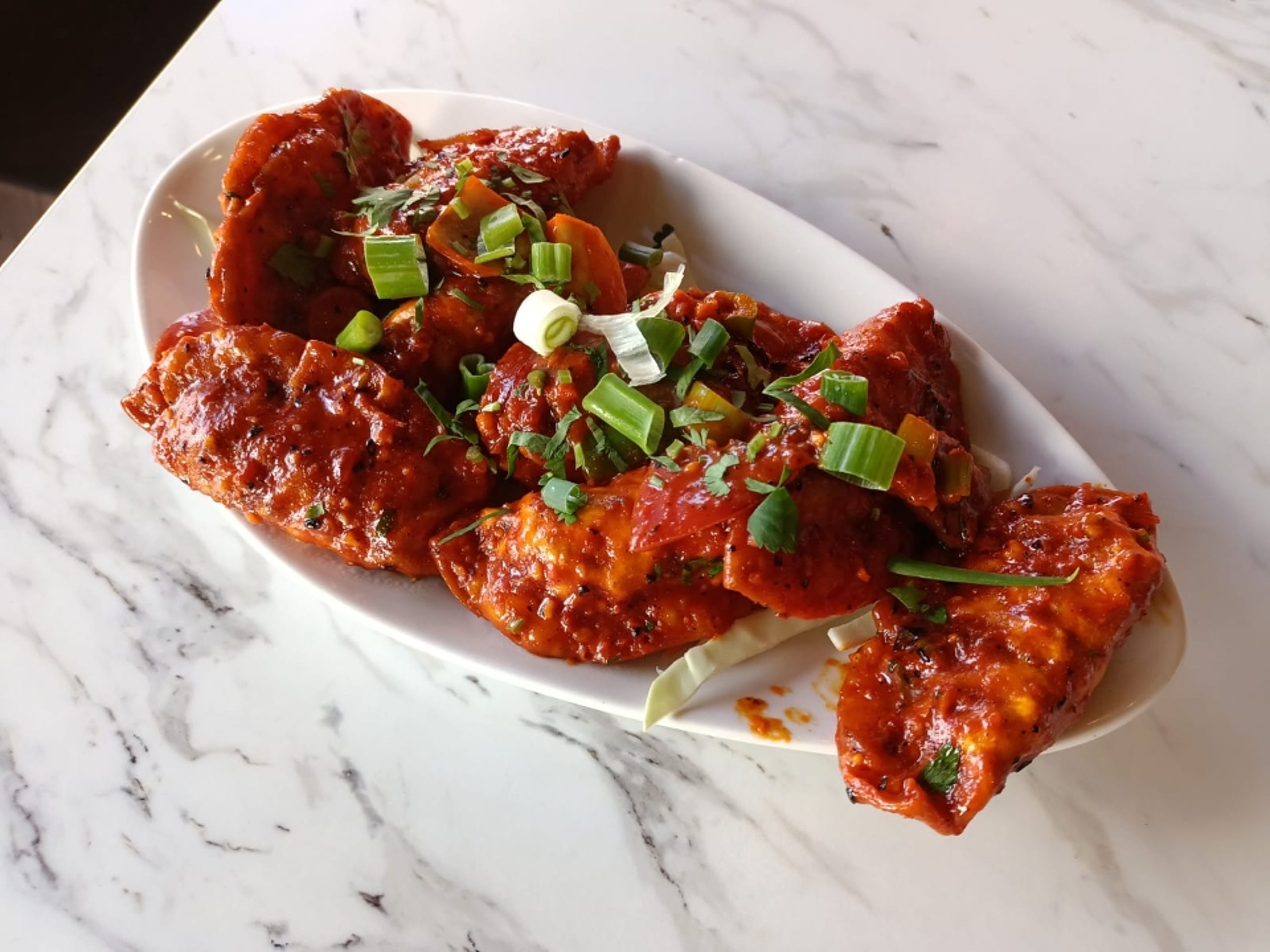 PANFRIED CRISPY VEG MOMO'S.