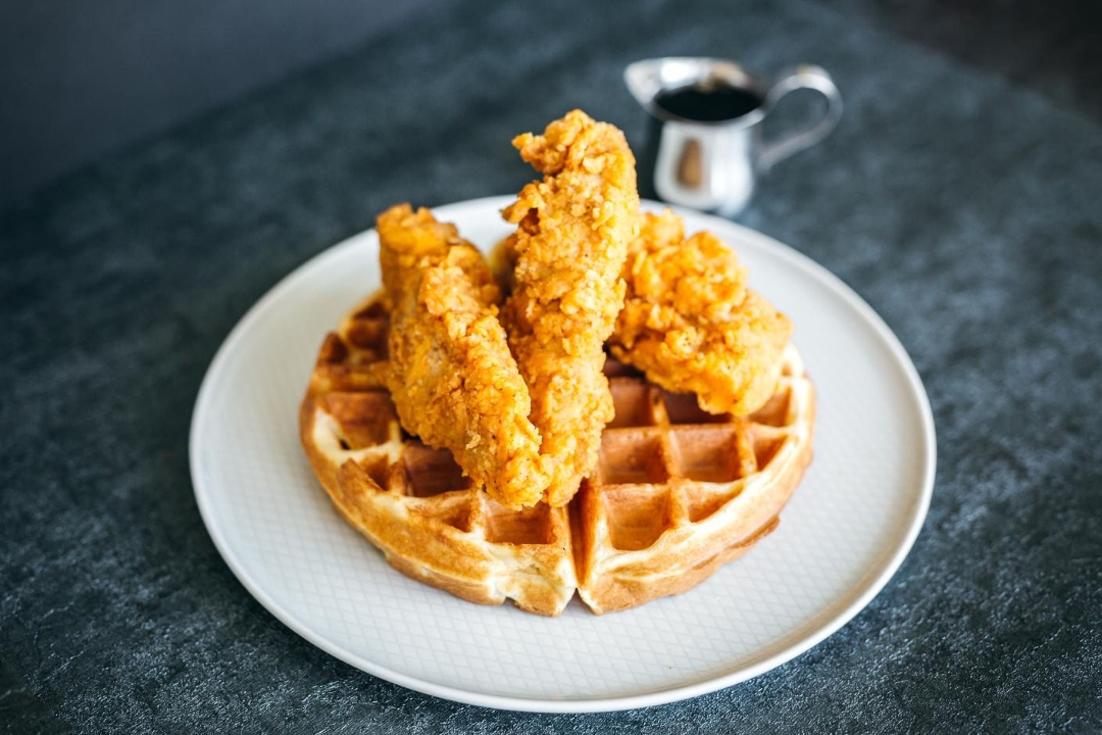 Fried Chicken & Waffle.