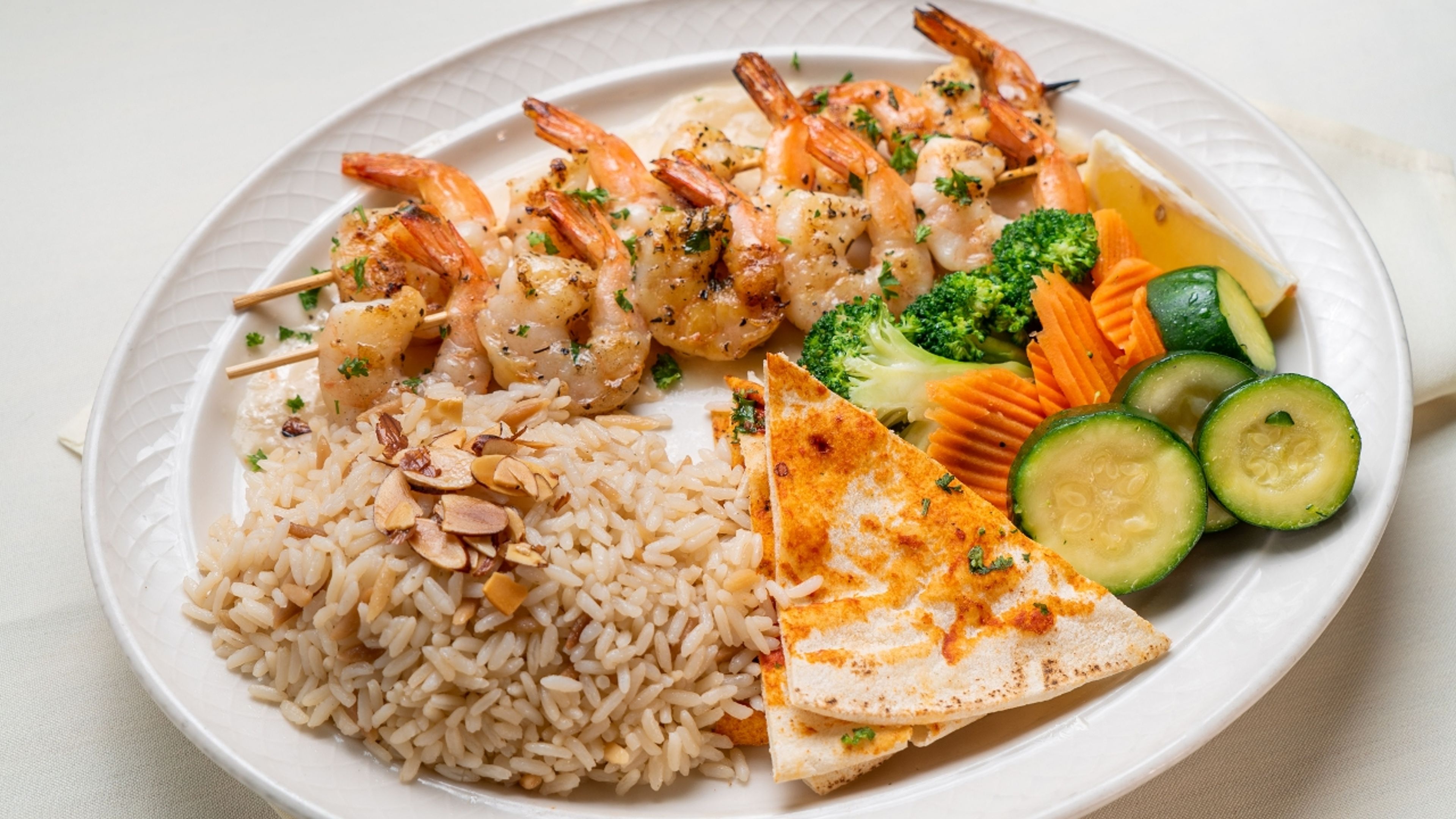 Shrimp Kebab by the Pound.