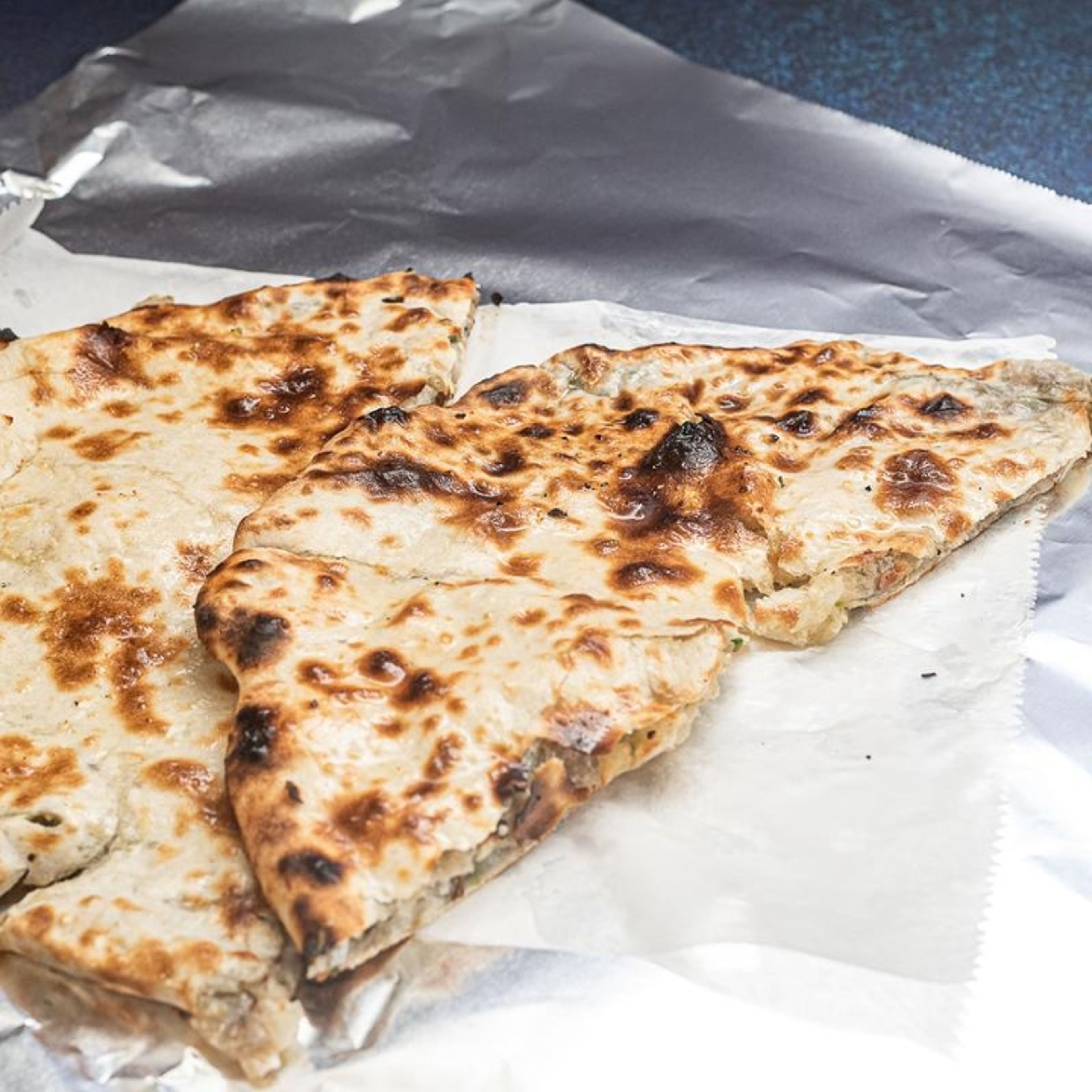 Aloo Kulcha (Aloo Paratha).