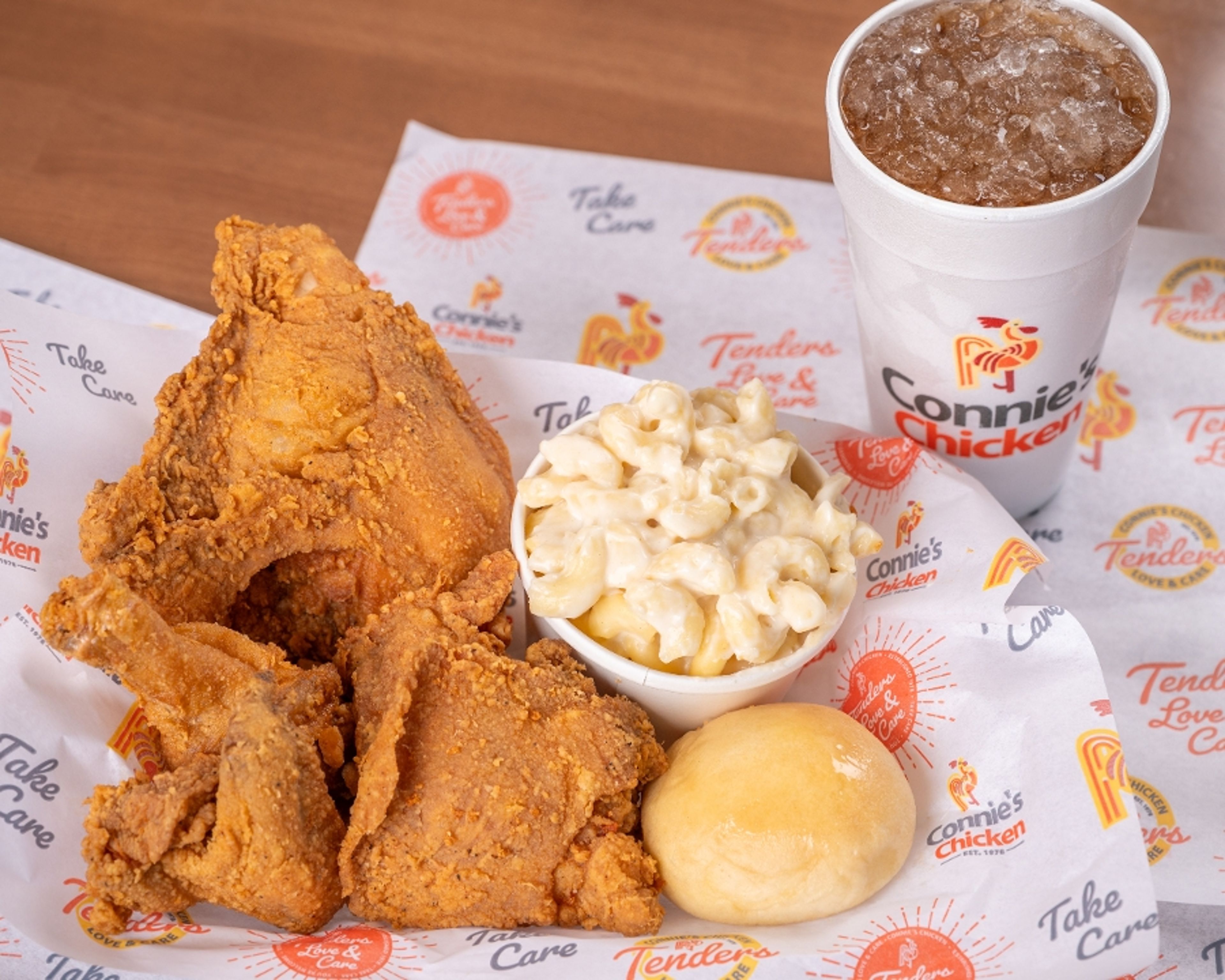 # 3 (4 Pc) Bone in Chicken Combo.