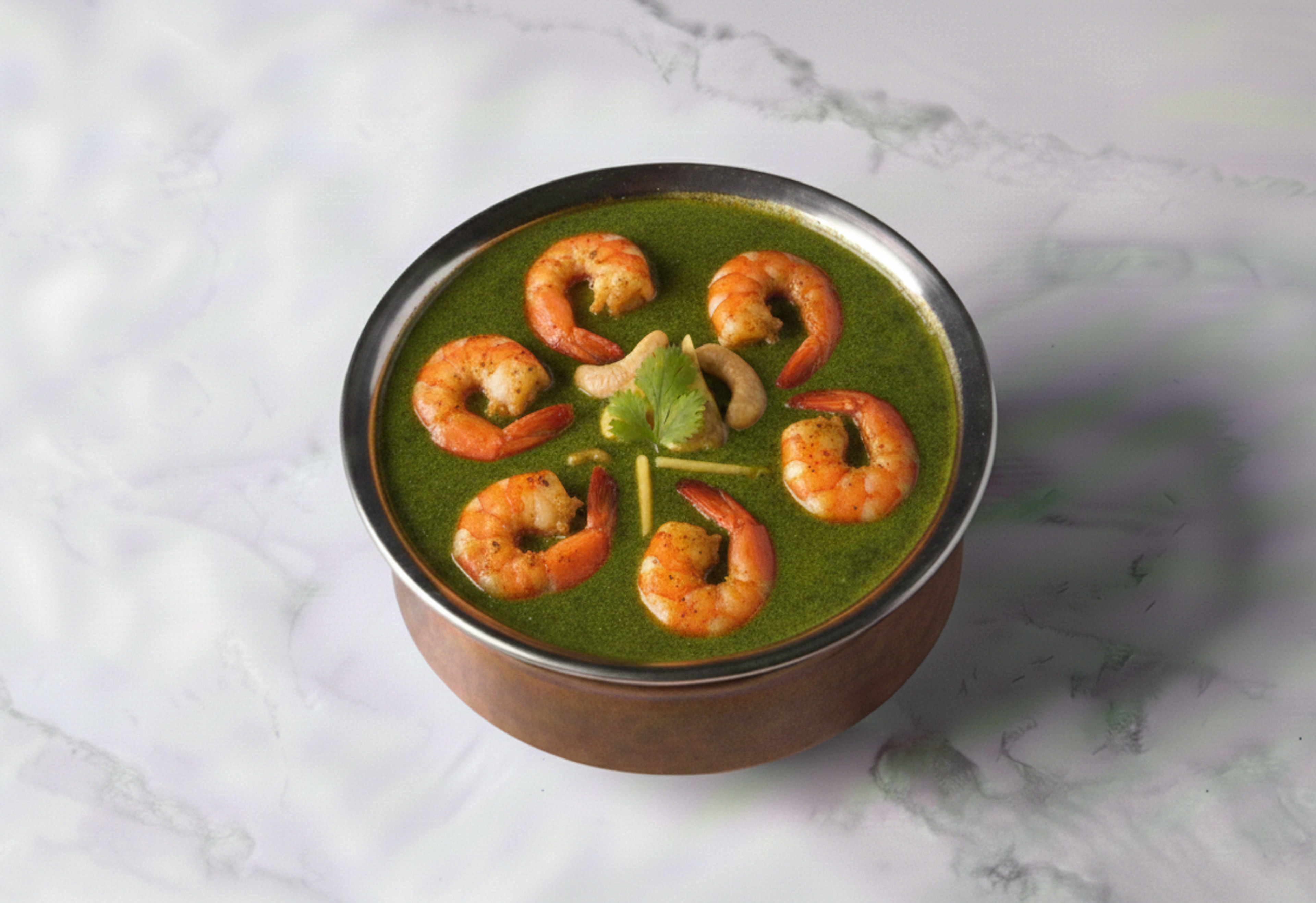SHRIMP SAAG.