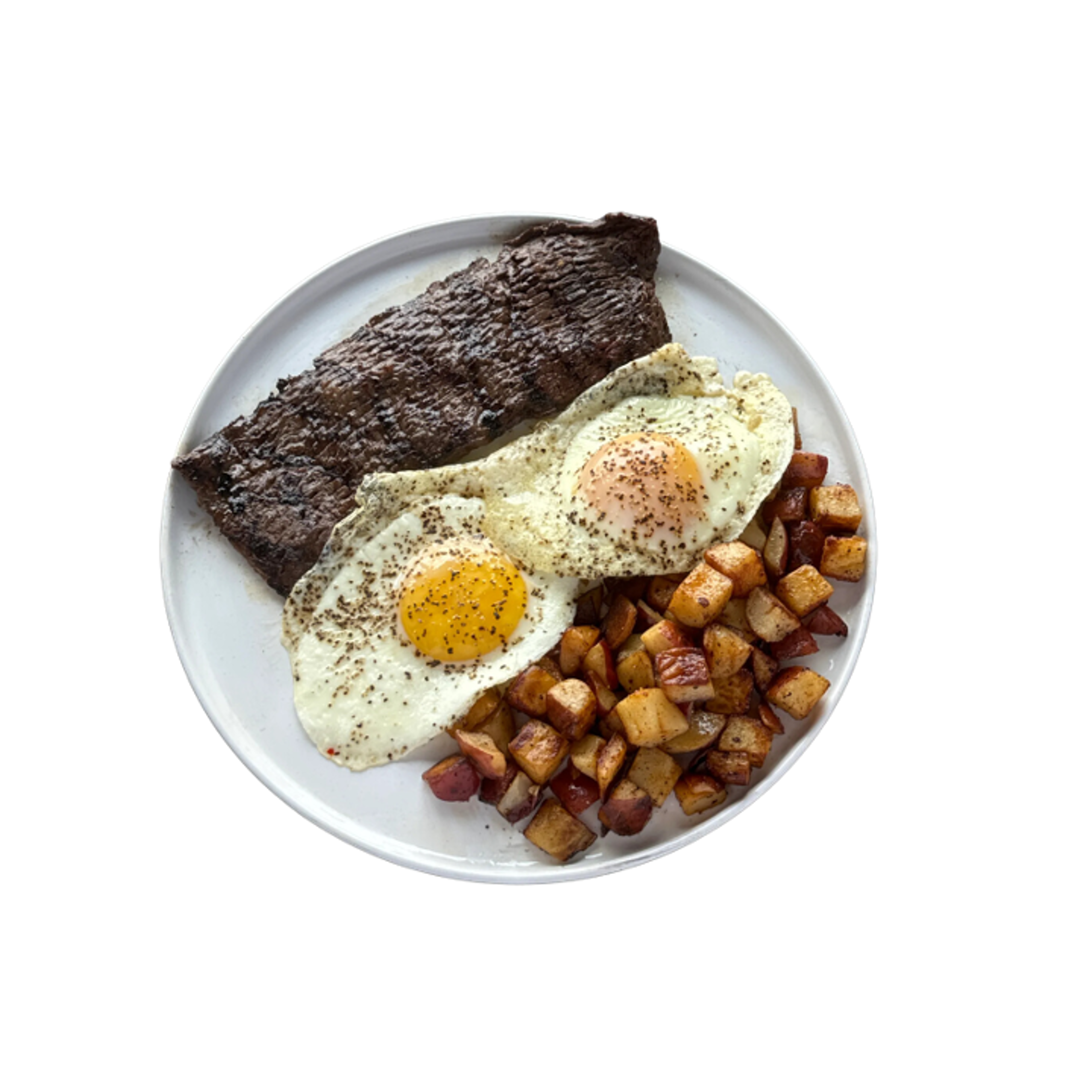 Steak and Eggs.