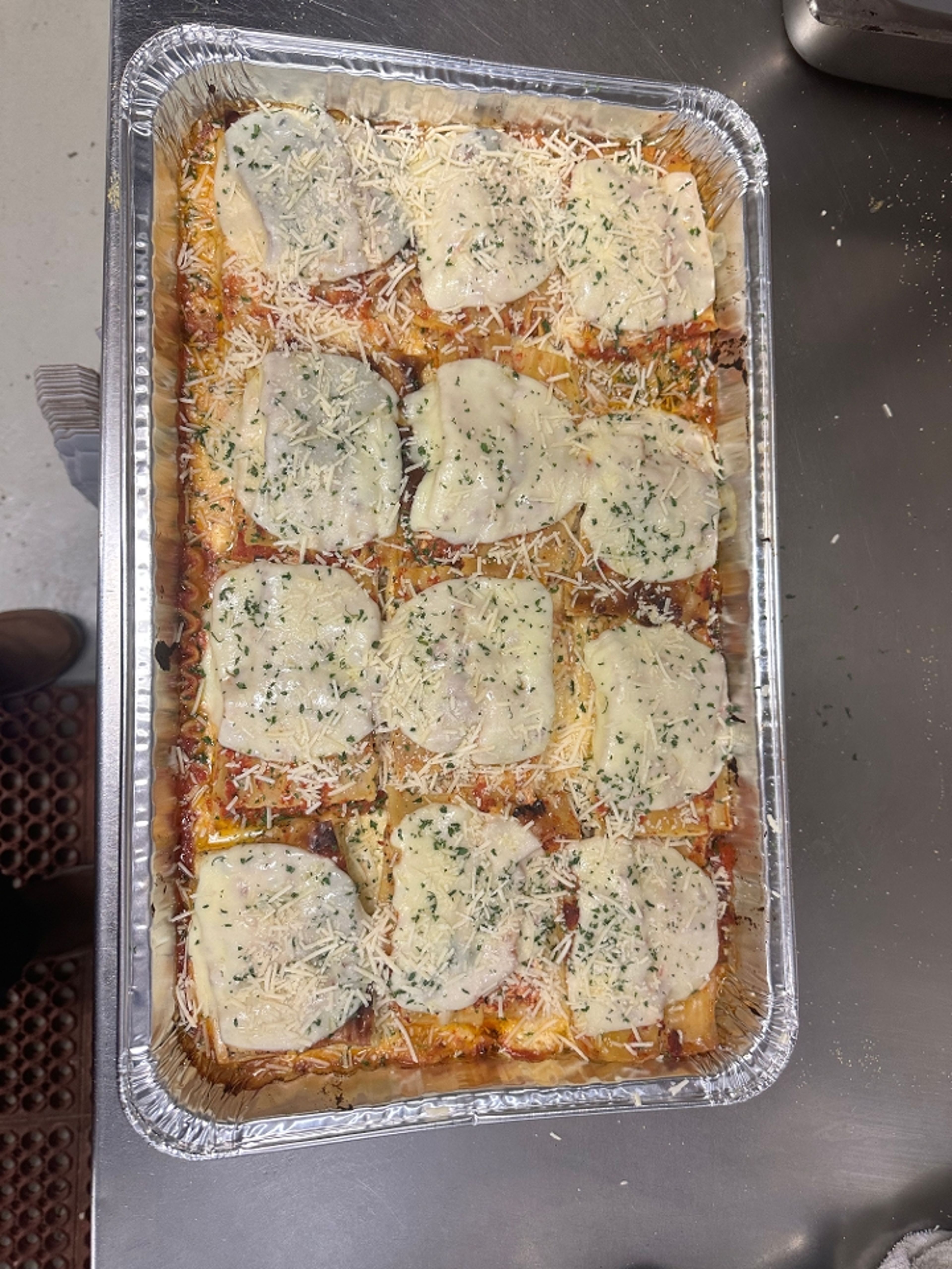 Eggplant Parmesan Lasagna.