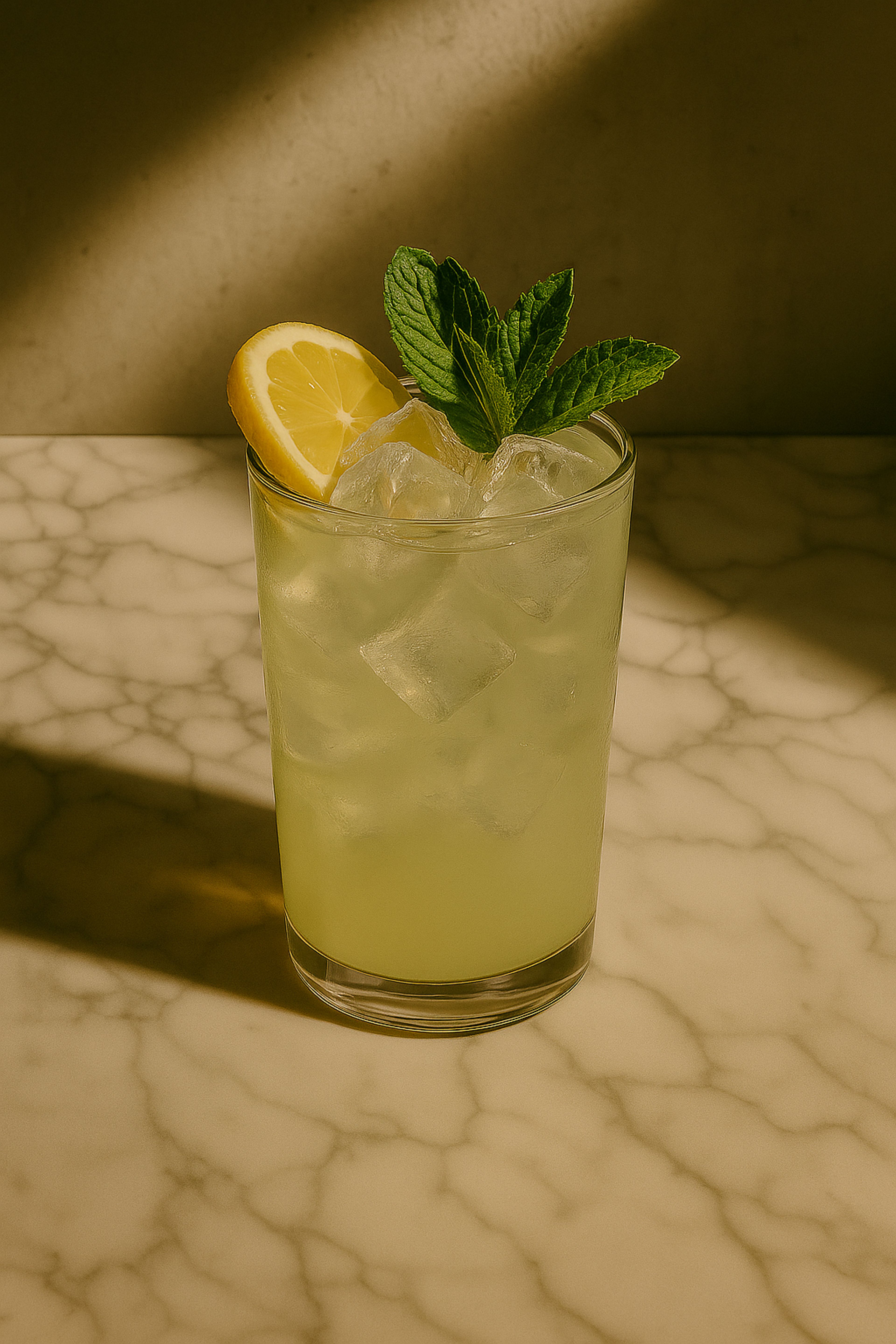 Mint Lemon Sparkler.