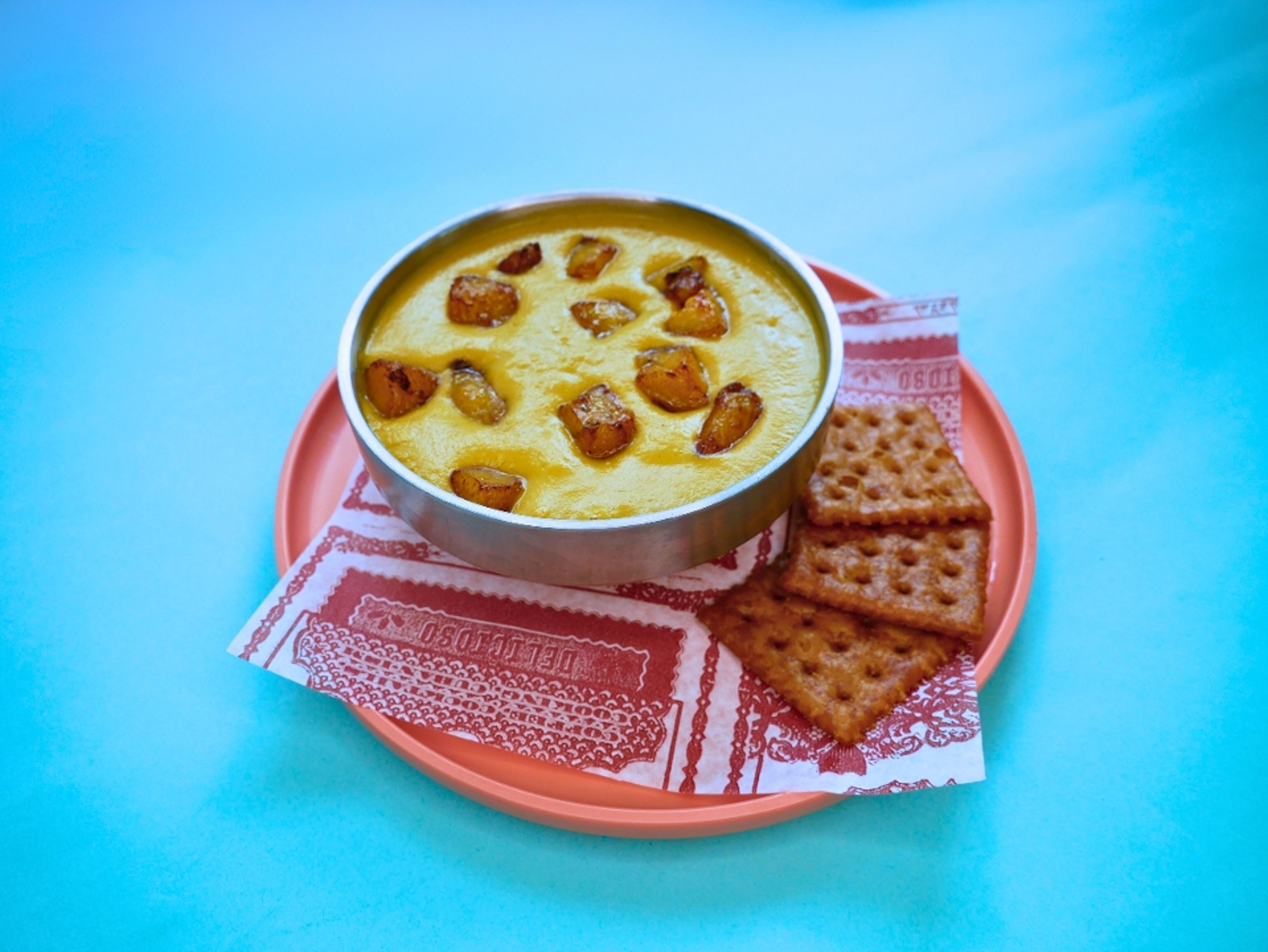 PLANTAIN & CAULIFLOWER SOUP.