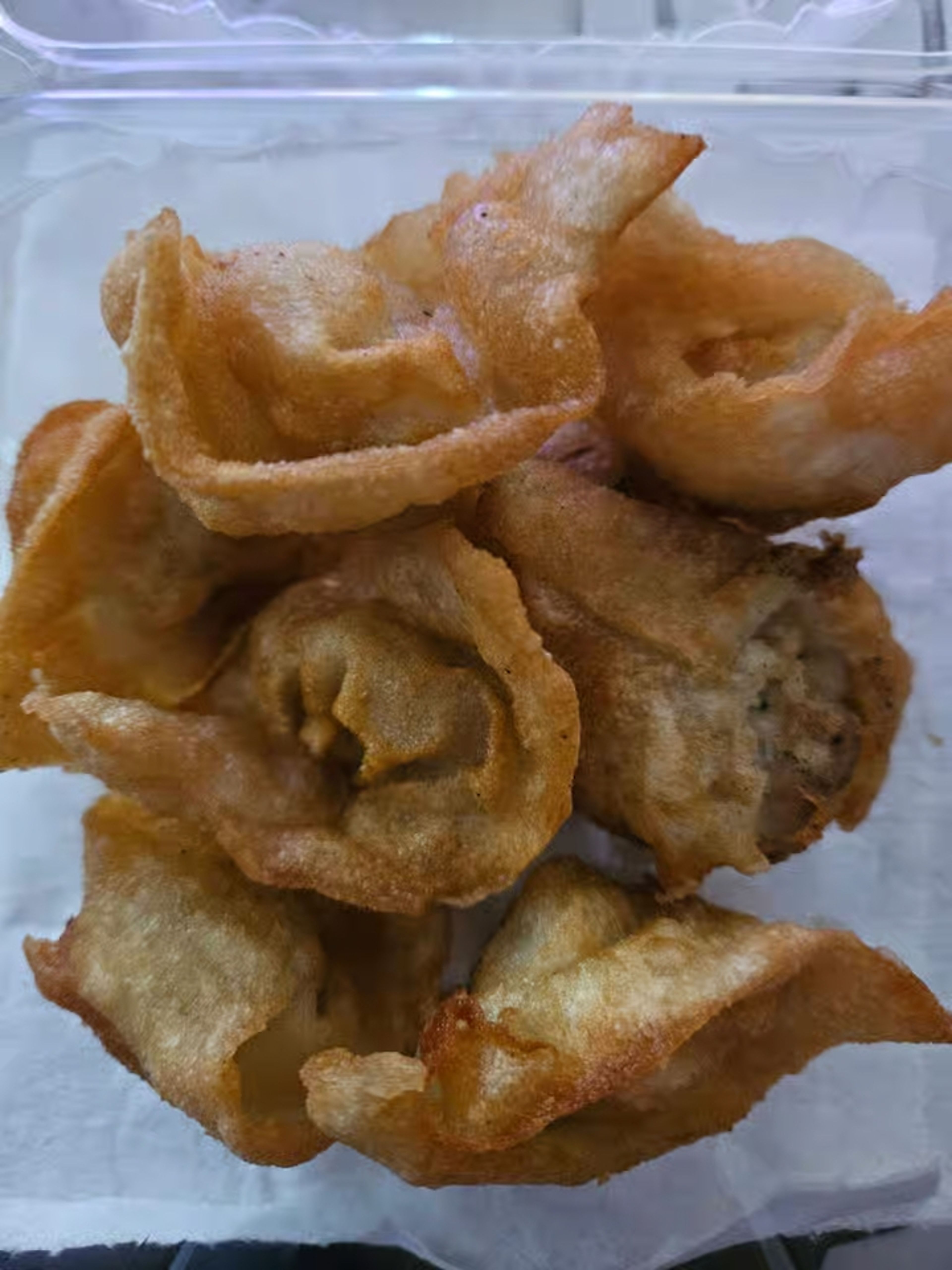 Fried Pork & Shrimp Wontons.