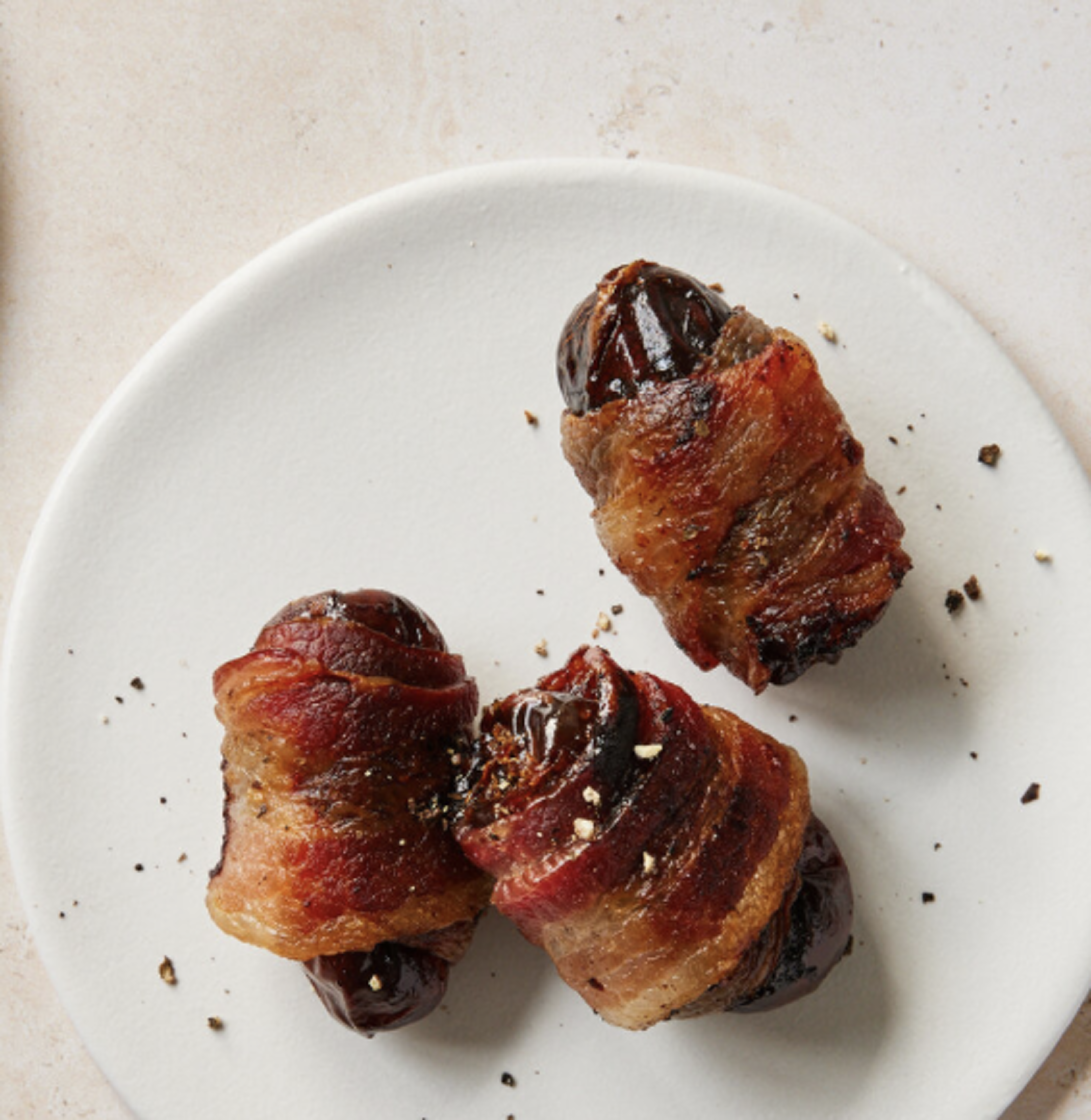 Bacon Wrapped Dates.