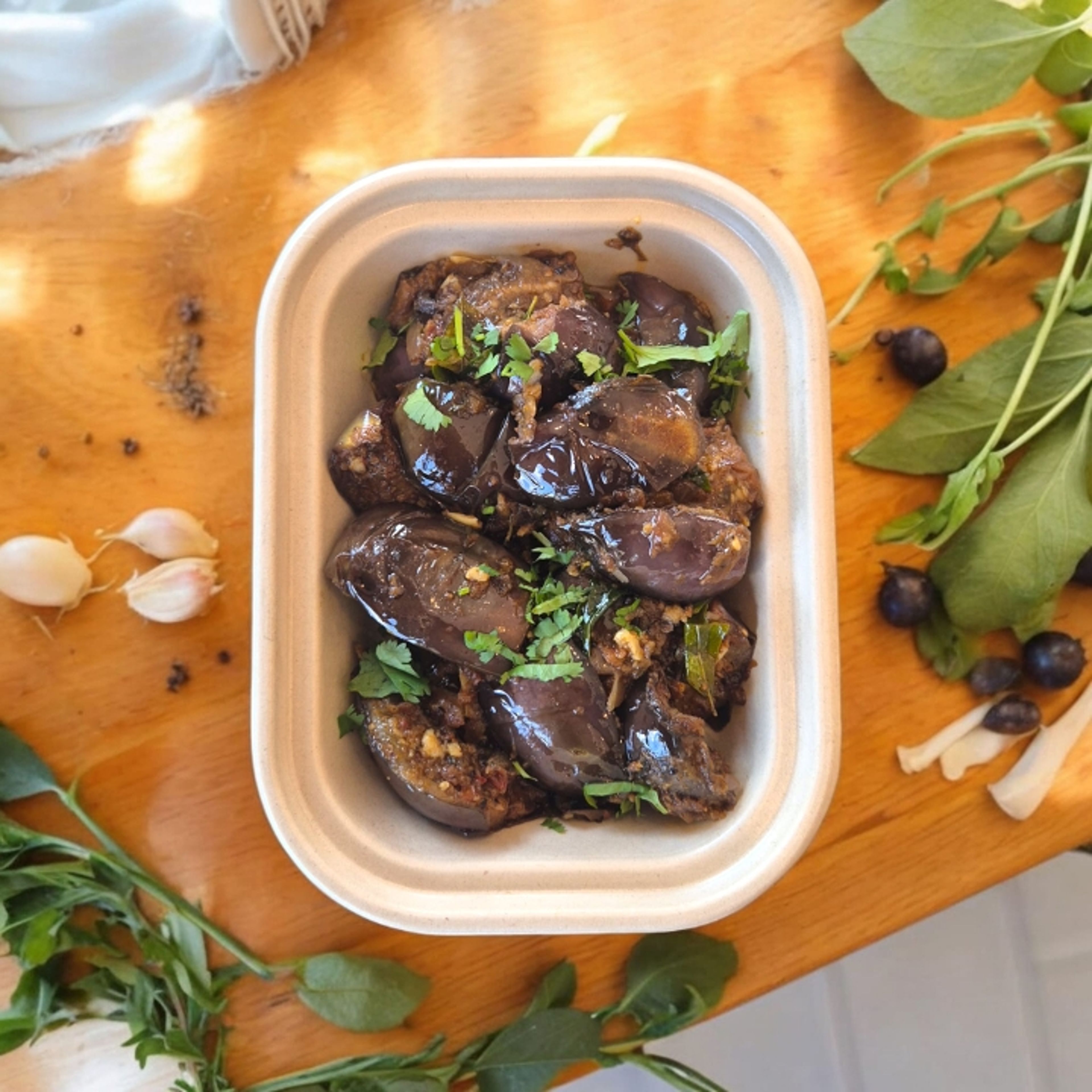 Brinjal Perattal/ EggPlant Roast.