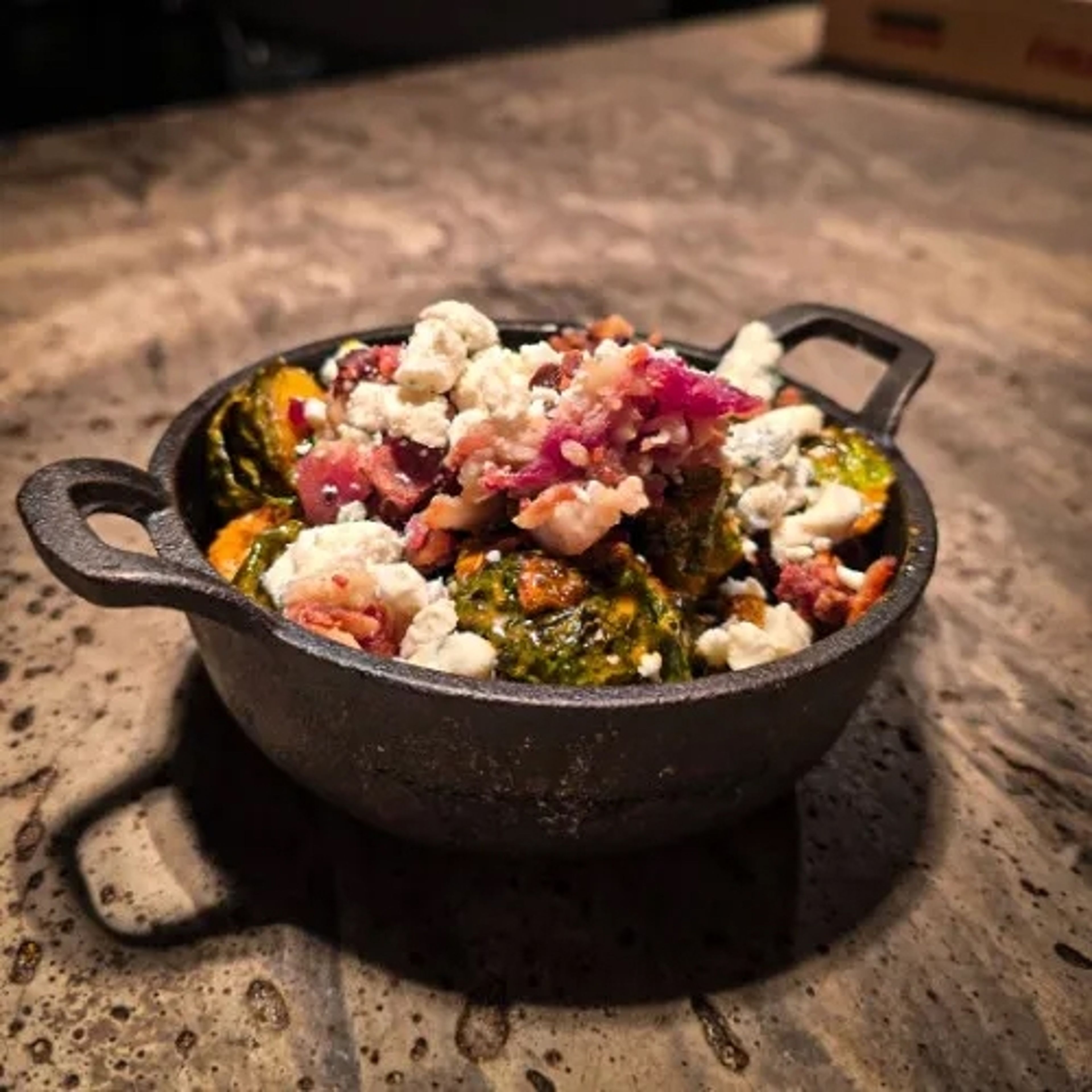 Crispy Buffalo Blue Brussels.