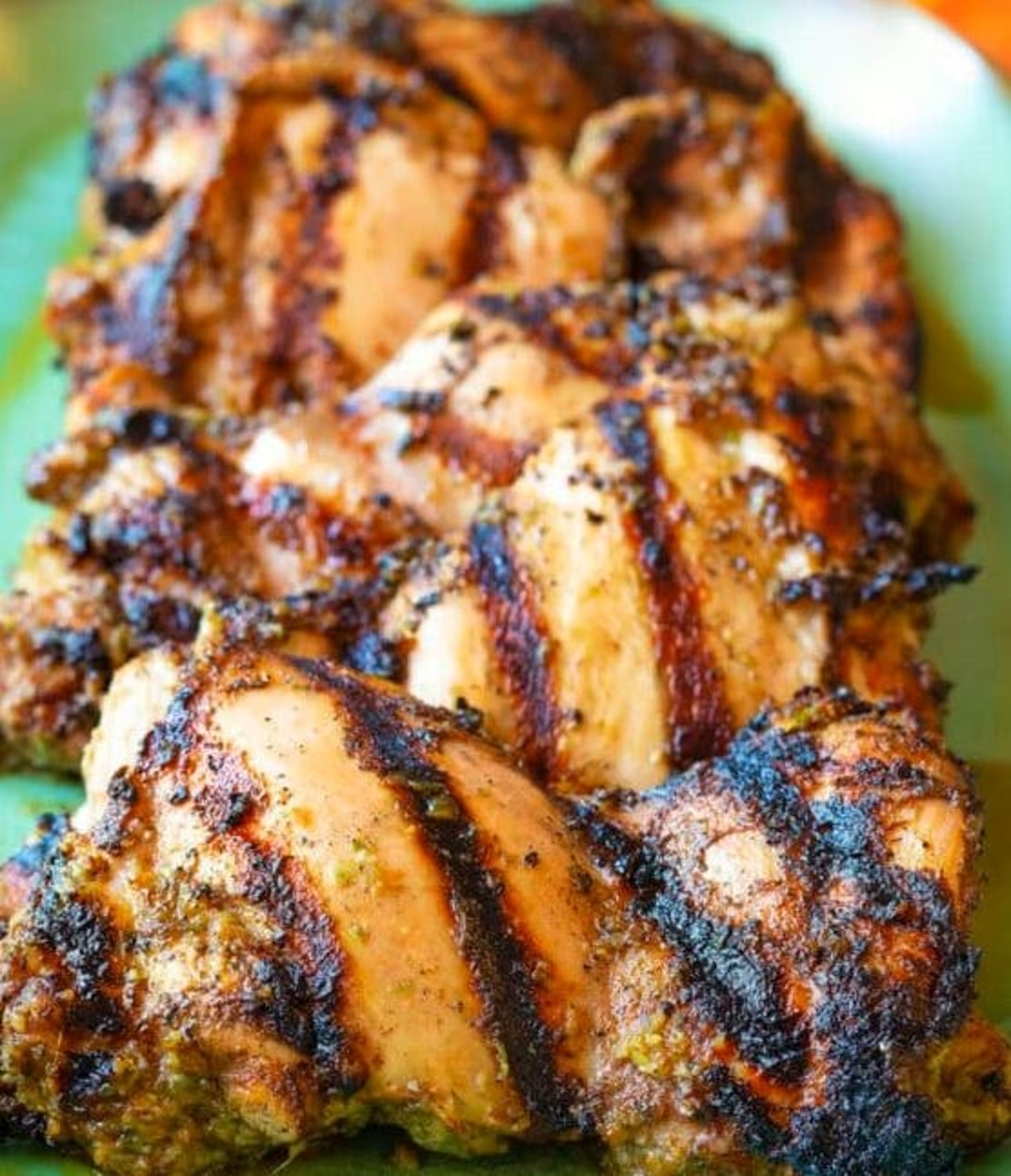 Jamaican Jerk Boneless Thighs (4 Pieces).