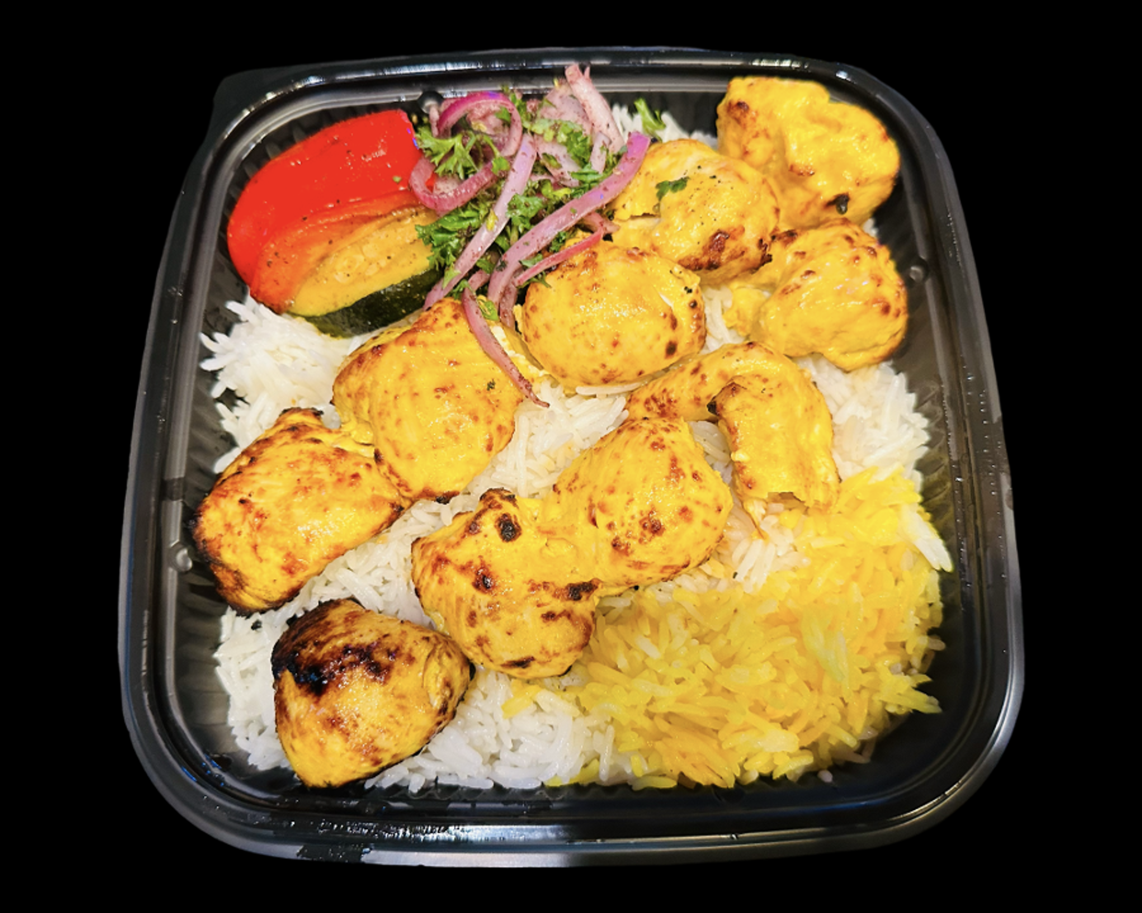 Double Chicken Kabob (جوجه کباب).